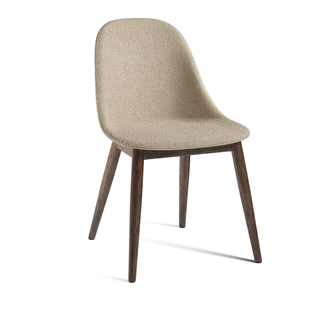 Harbour Dining Side Chair Upholstered - Dark Stained Oak
