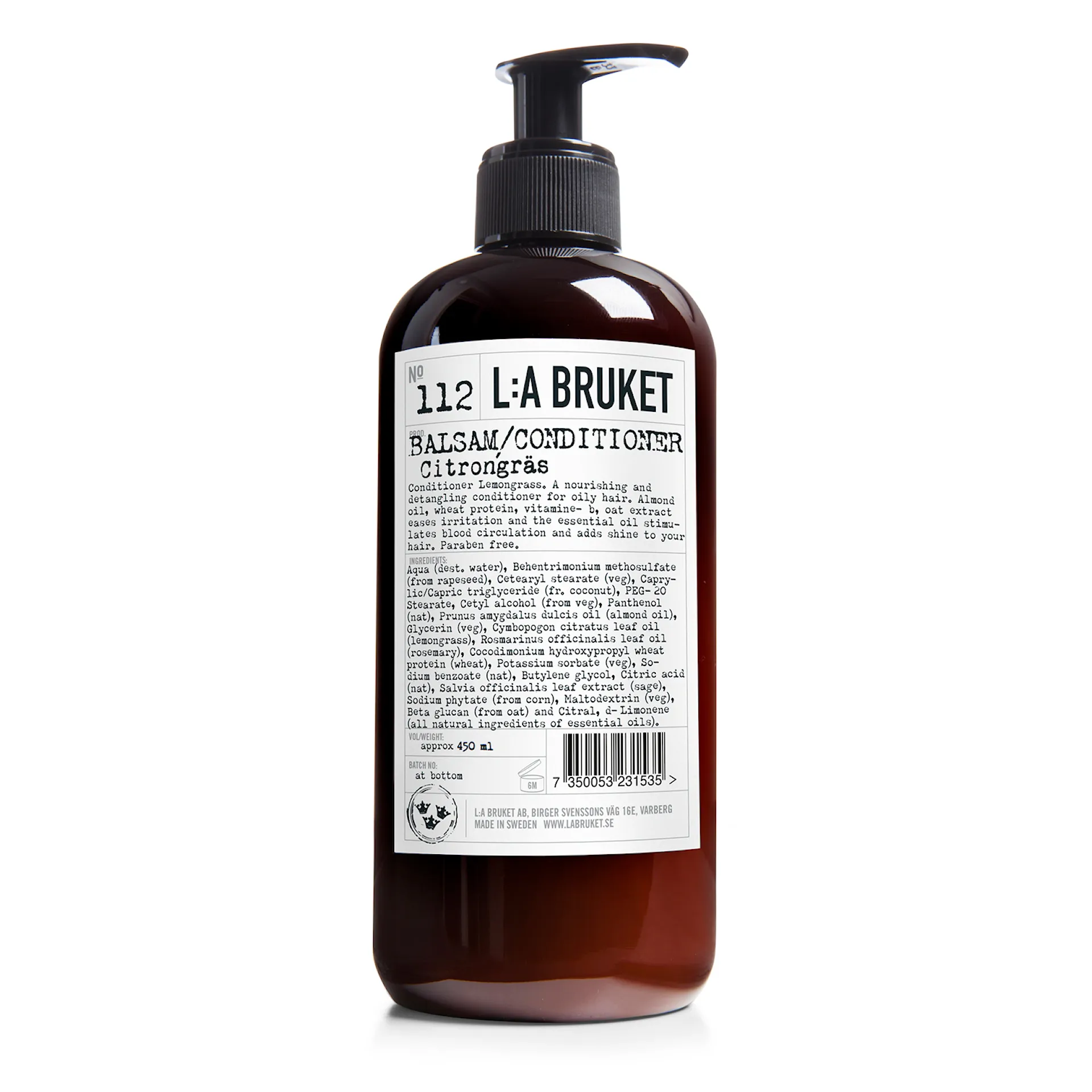 Conditioner 450 ml Lemongrass - L:a Bruket - NO GA