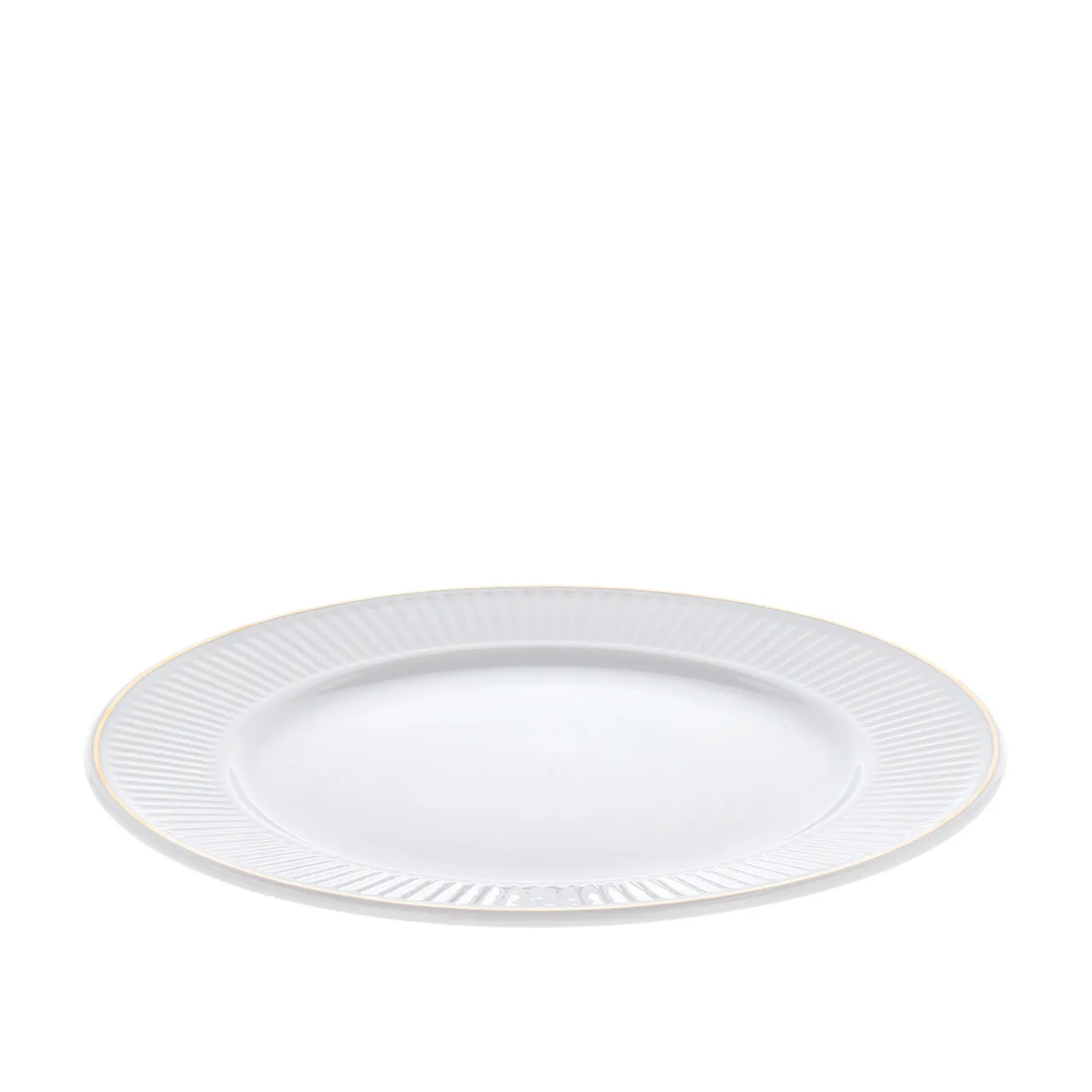 Plissé Flat Plate 22 cm Ovenproof Porcelain