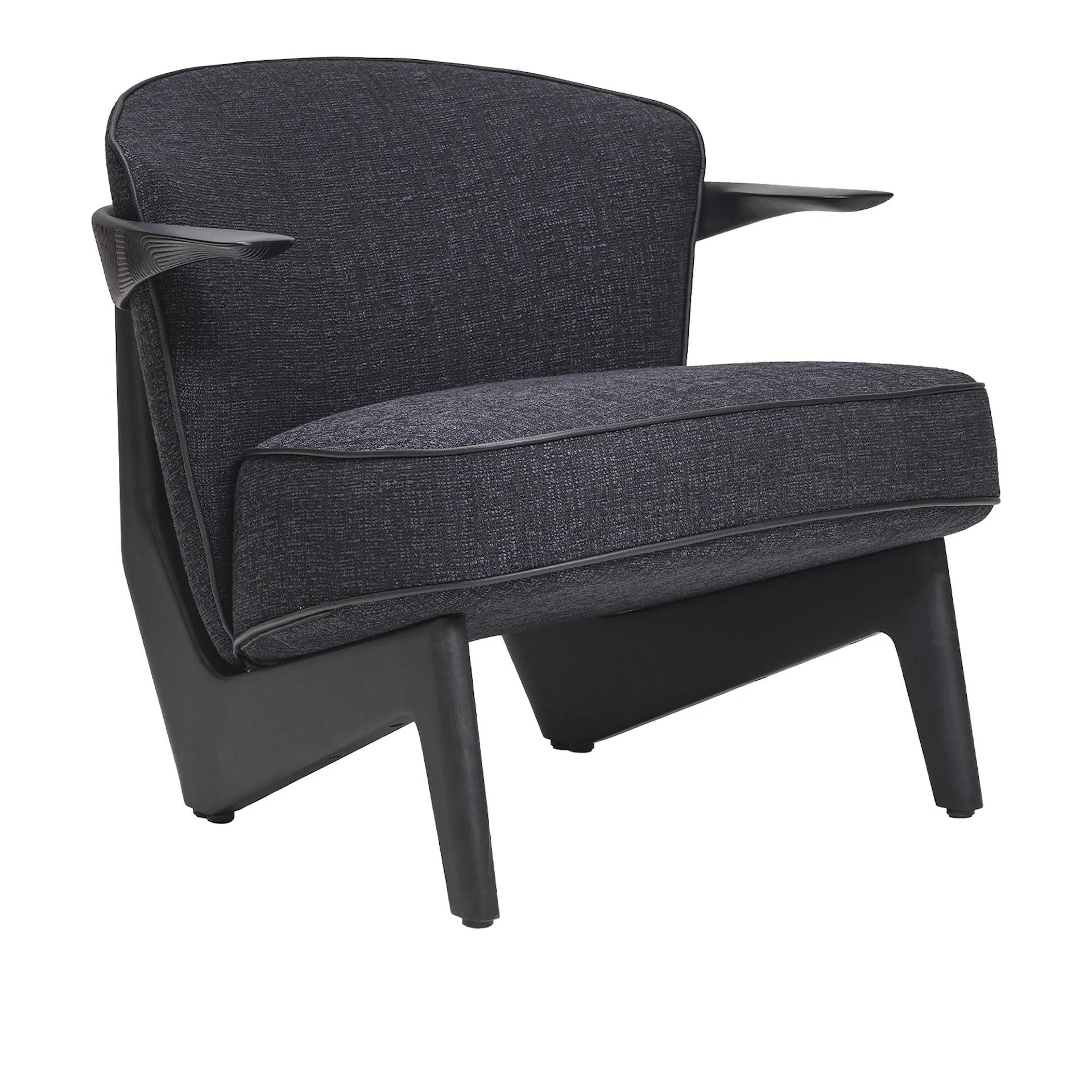 Sova lounge armchair black-stained maple sonar 0194 - Zanat - NO GA