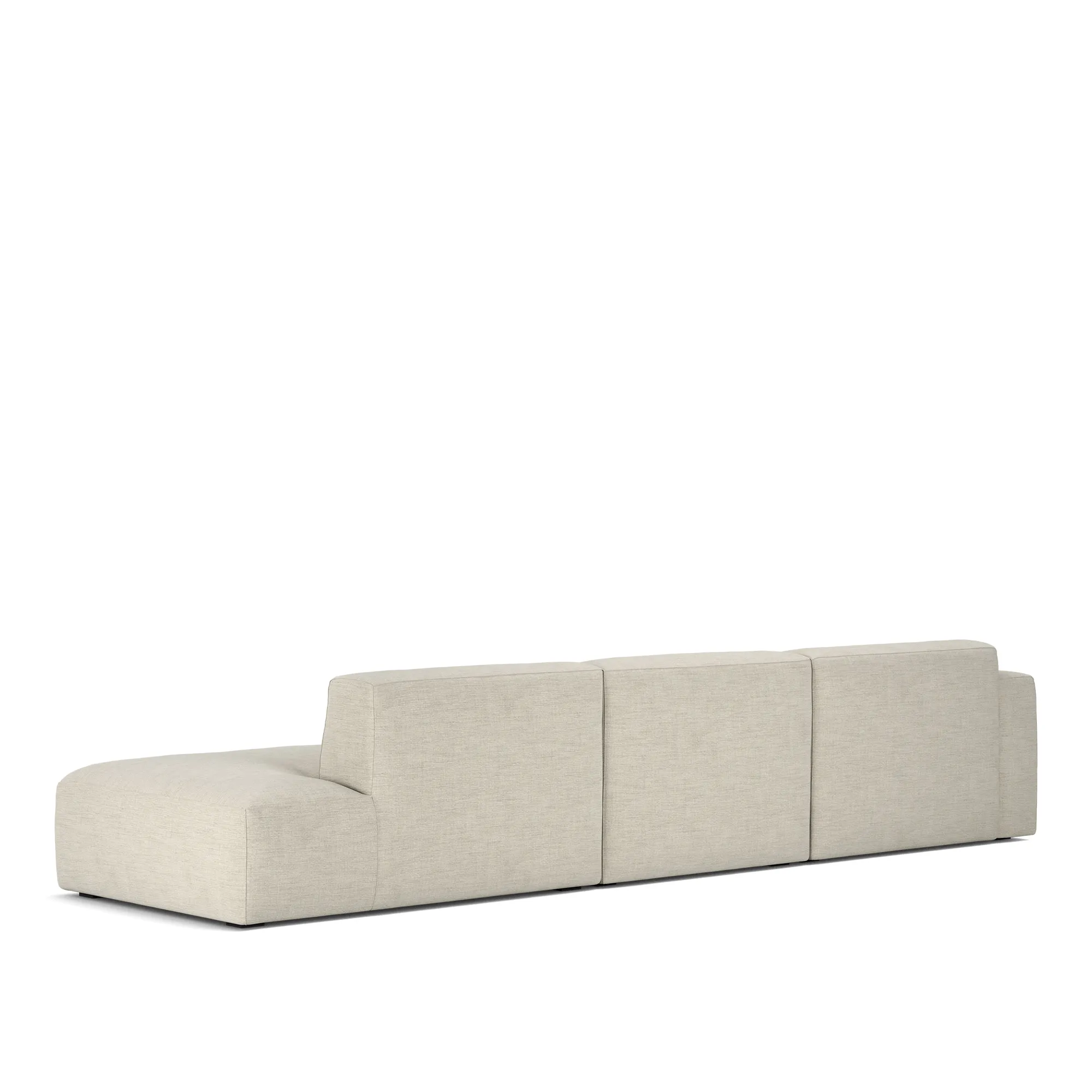 Brick 3-Seater Chaise Lounge Open End Right - 7