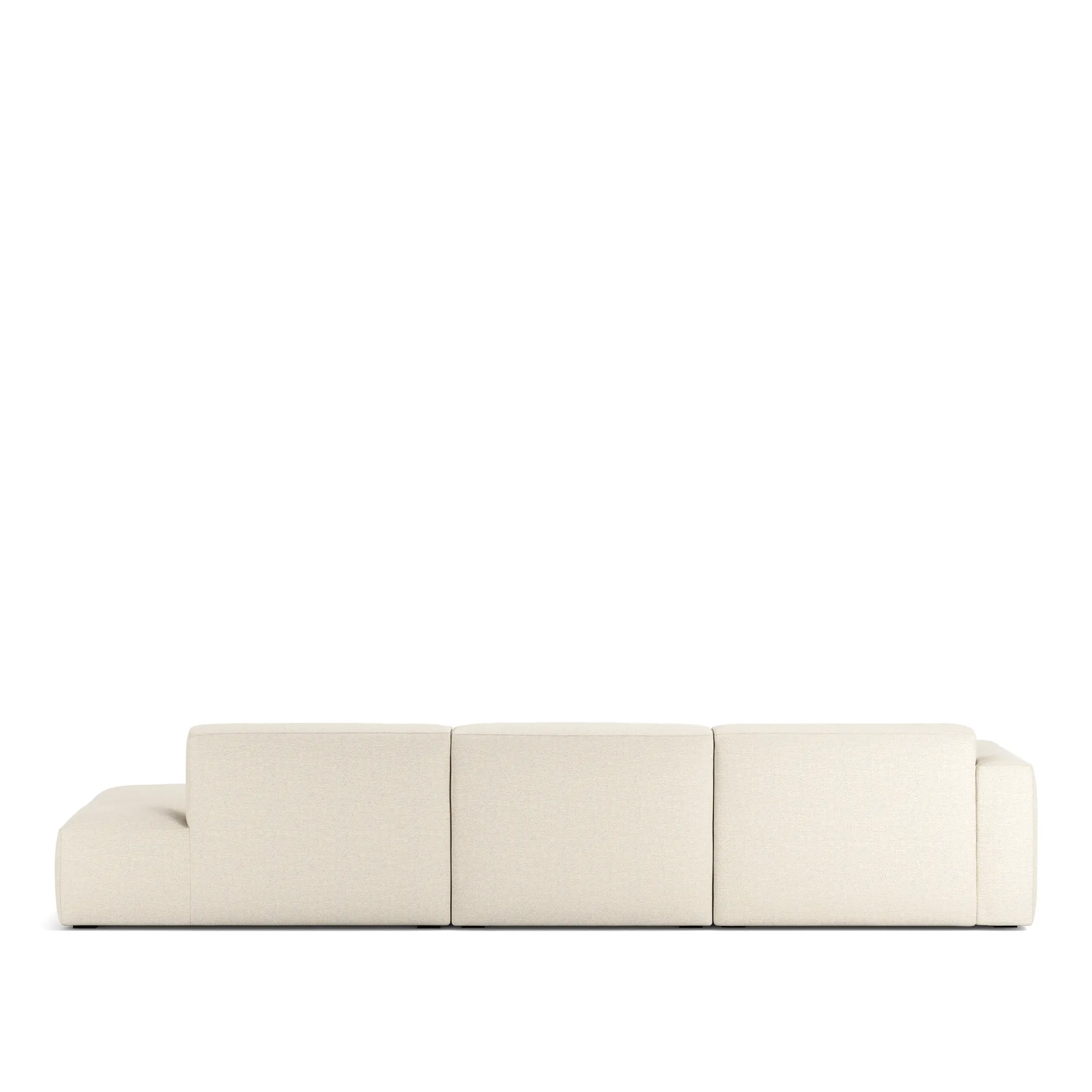 Brick 3-Seater Chaise Lounge Open End Right - 6