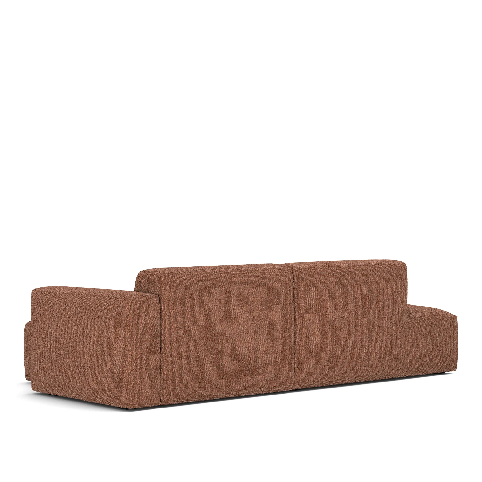 Brick 2-Seater Chaise Lounge Open End Left - 7