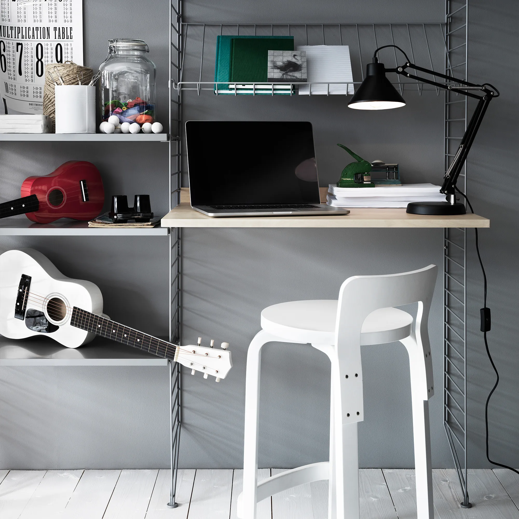 String Work Desk 78 cm - 6