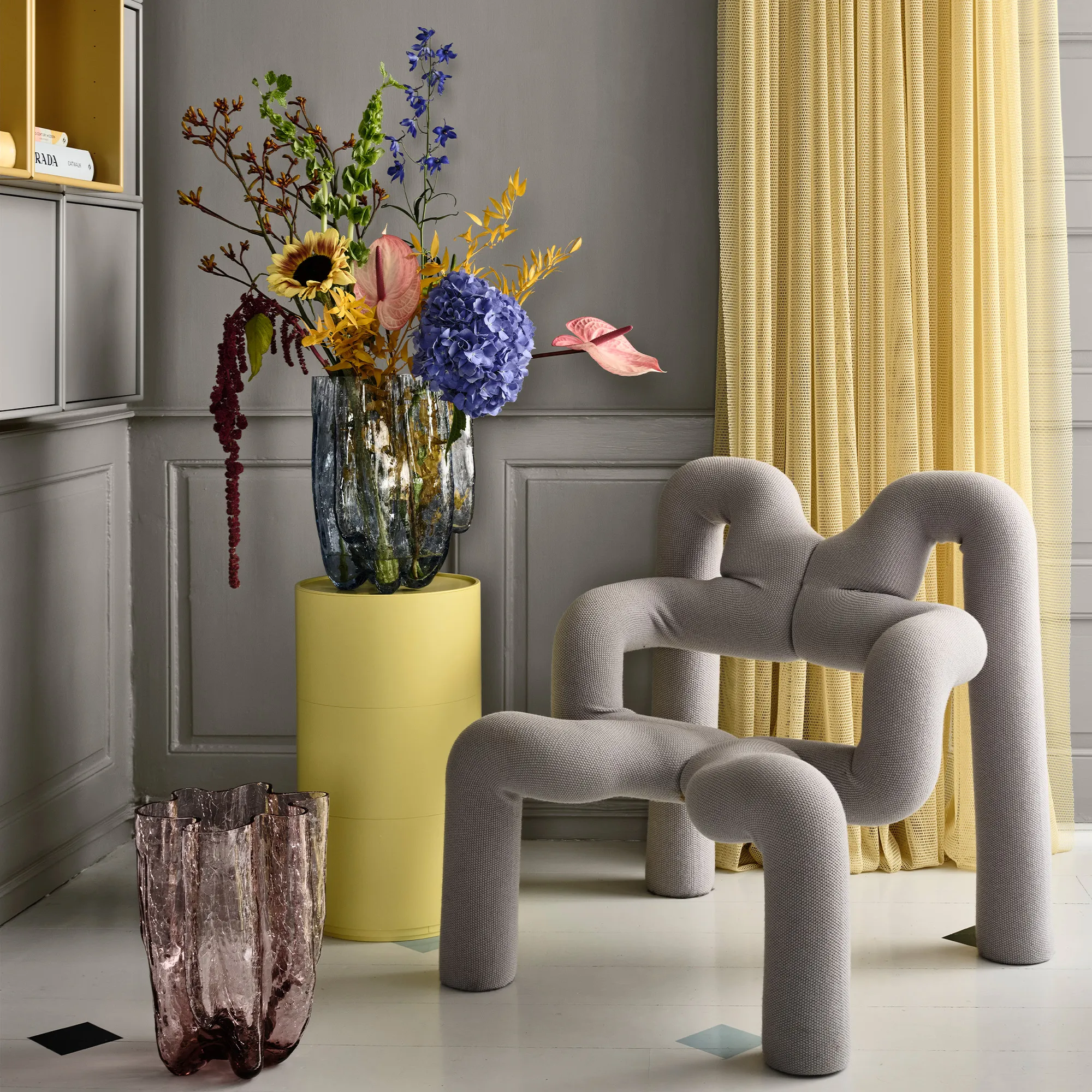 Crackle Vase 37 cm - 3