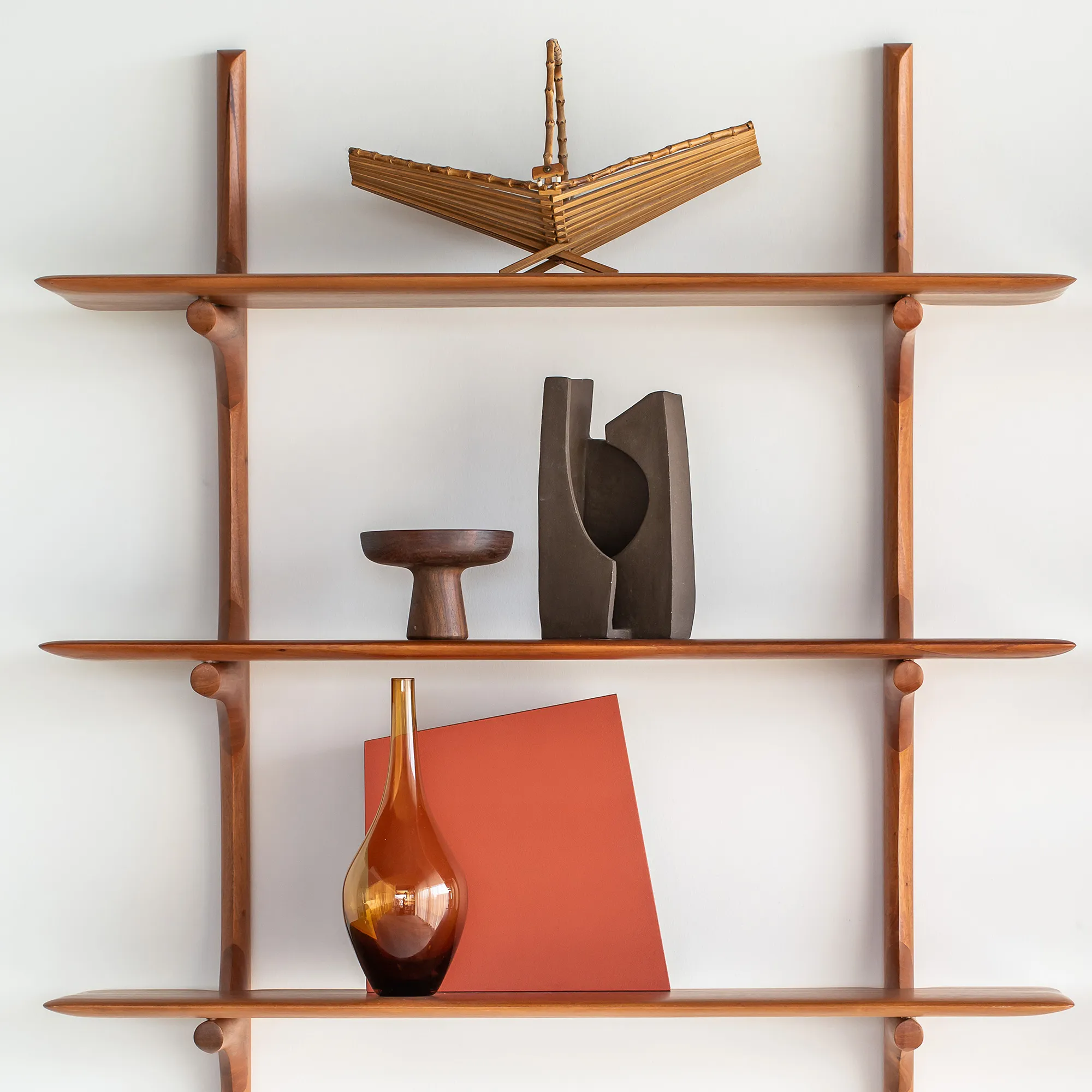 PI Wall Shelf Mahogany - 2