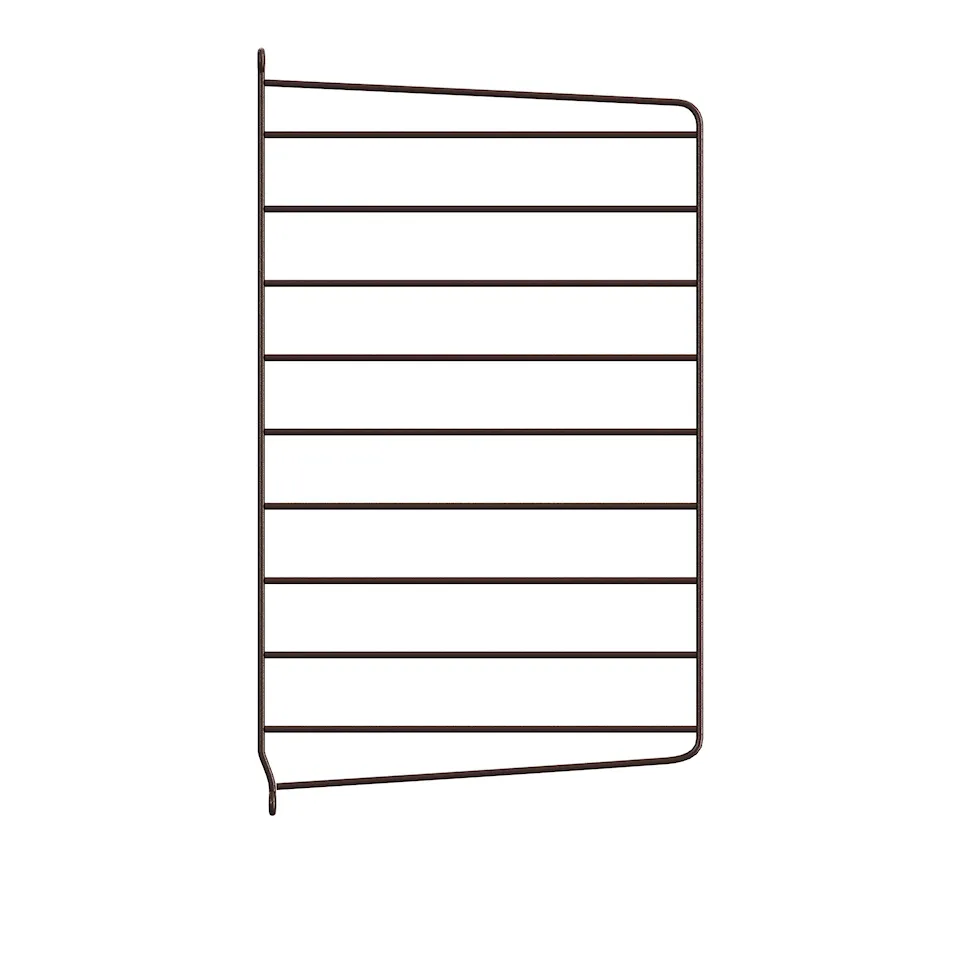 Wall end 50x30cm 1-pack dark brown
