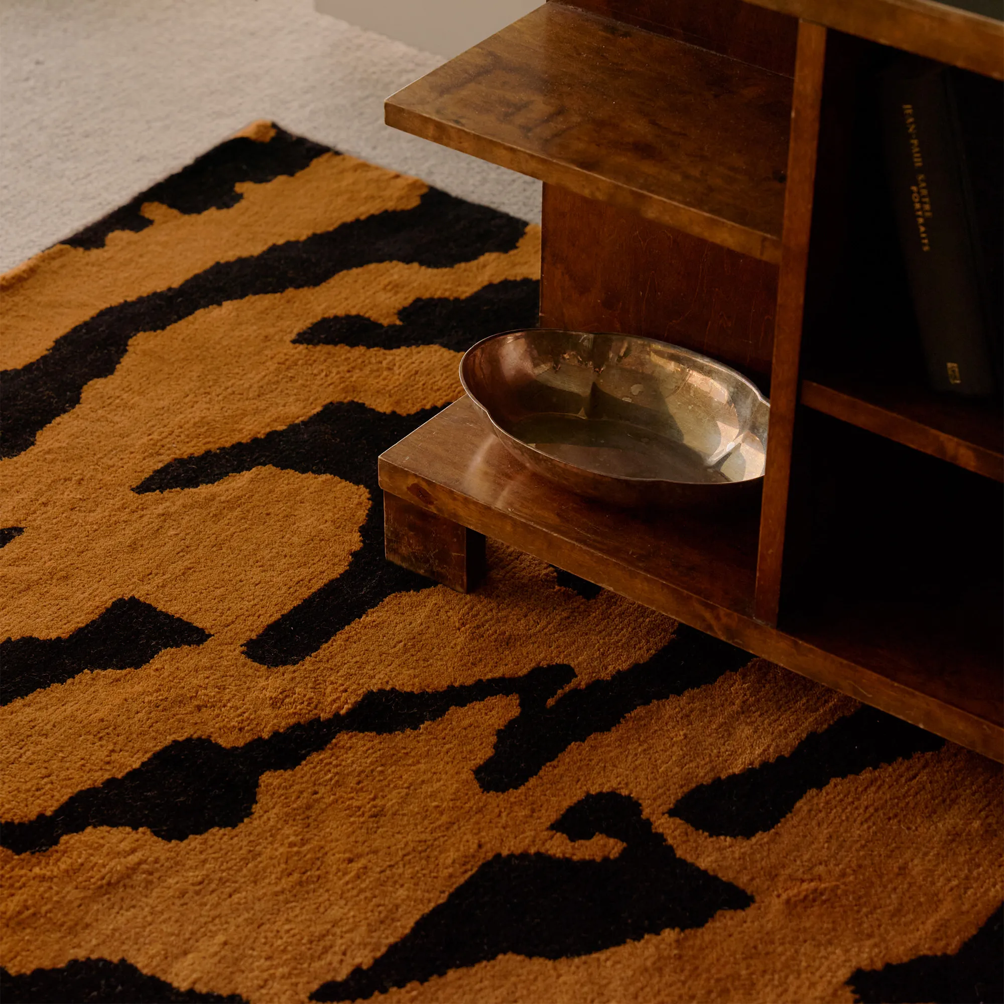 Tigris Rust/Black Wool Rug - 4
