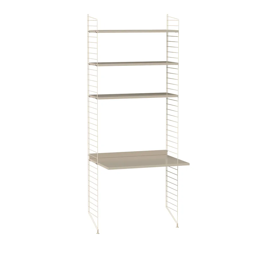 Kontor reolsystem A beige/beige