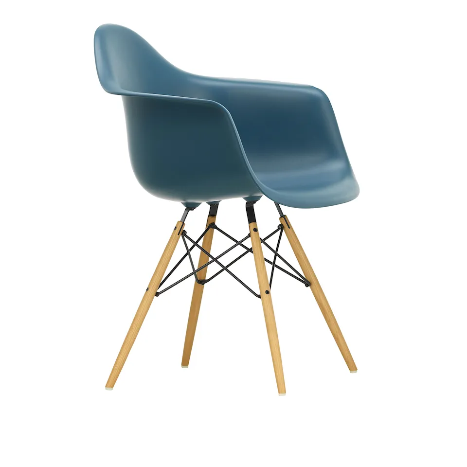 Eames RE Plastic Armchair DAW ruokapöydän tuoli Ash Honey Tone