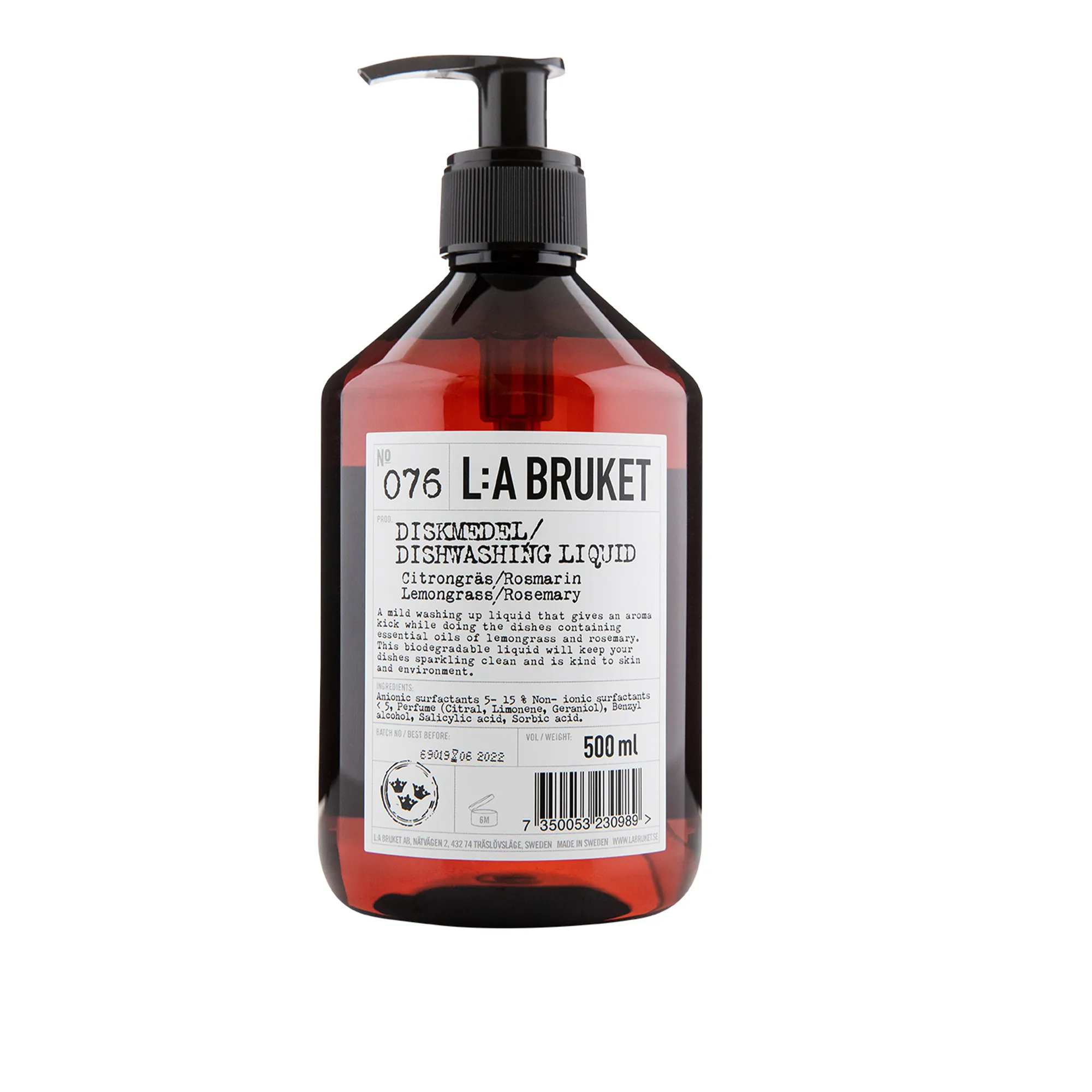 Dish Soap Lemon Grass/ Rosmary 500 ml - 1