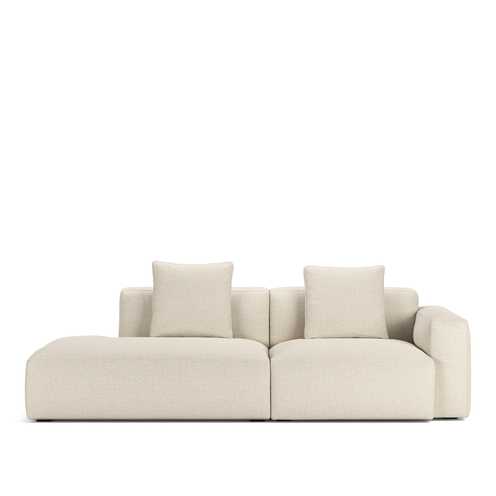 Brick 2-Seater Open End Left - 10