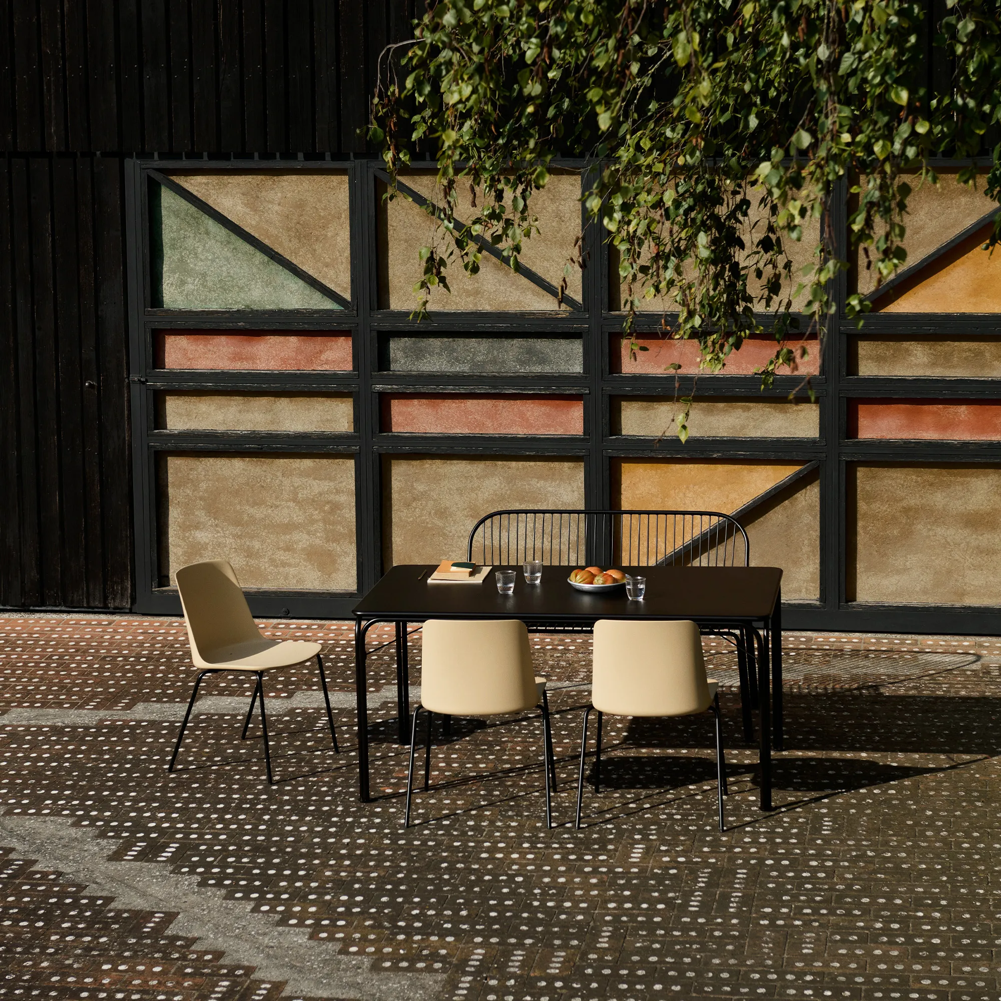 Thorvald SC111 Outdoor Dining Bench - 8