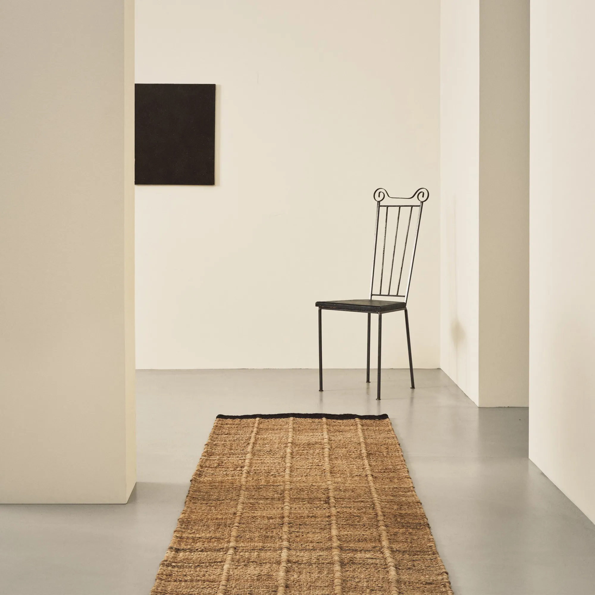 Jute Runner Black jute tapijt - 2