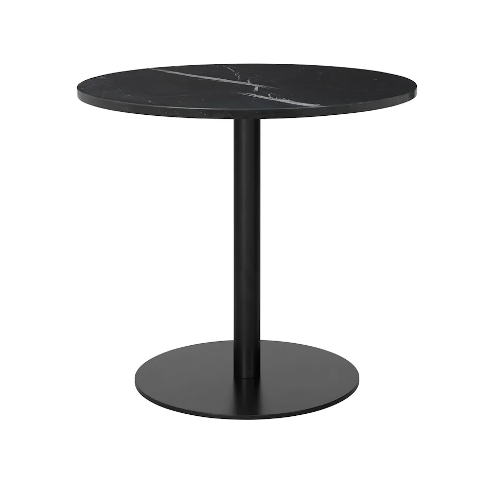 GUBI 1.0 Dining Table Ø80 cm Black