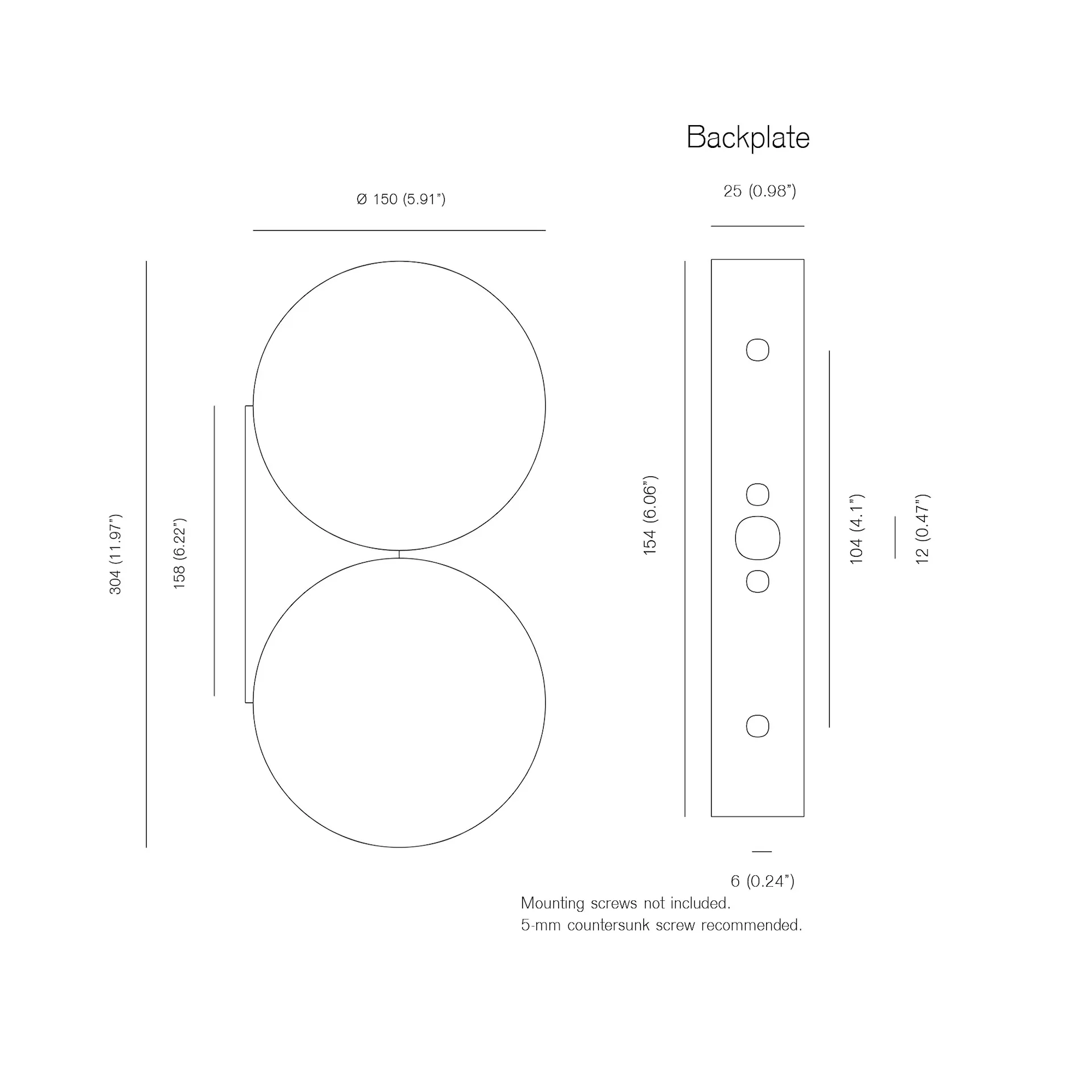 Double Sconce 150 - Michael Anastassiades - Michael Anastassiades - NO GA