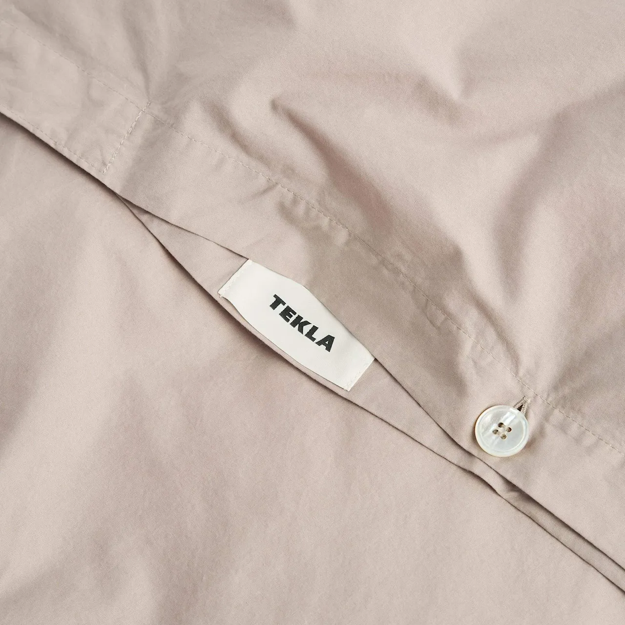 Percale Solid Clay Duvet Cover