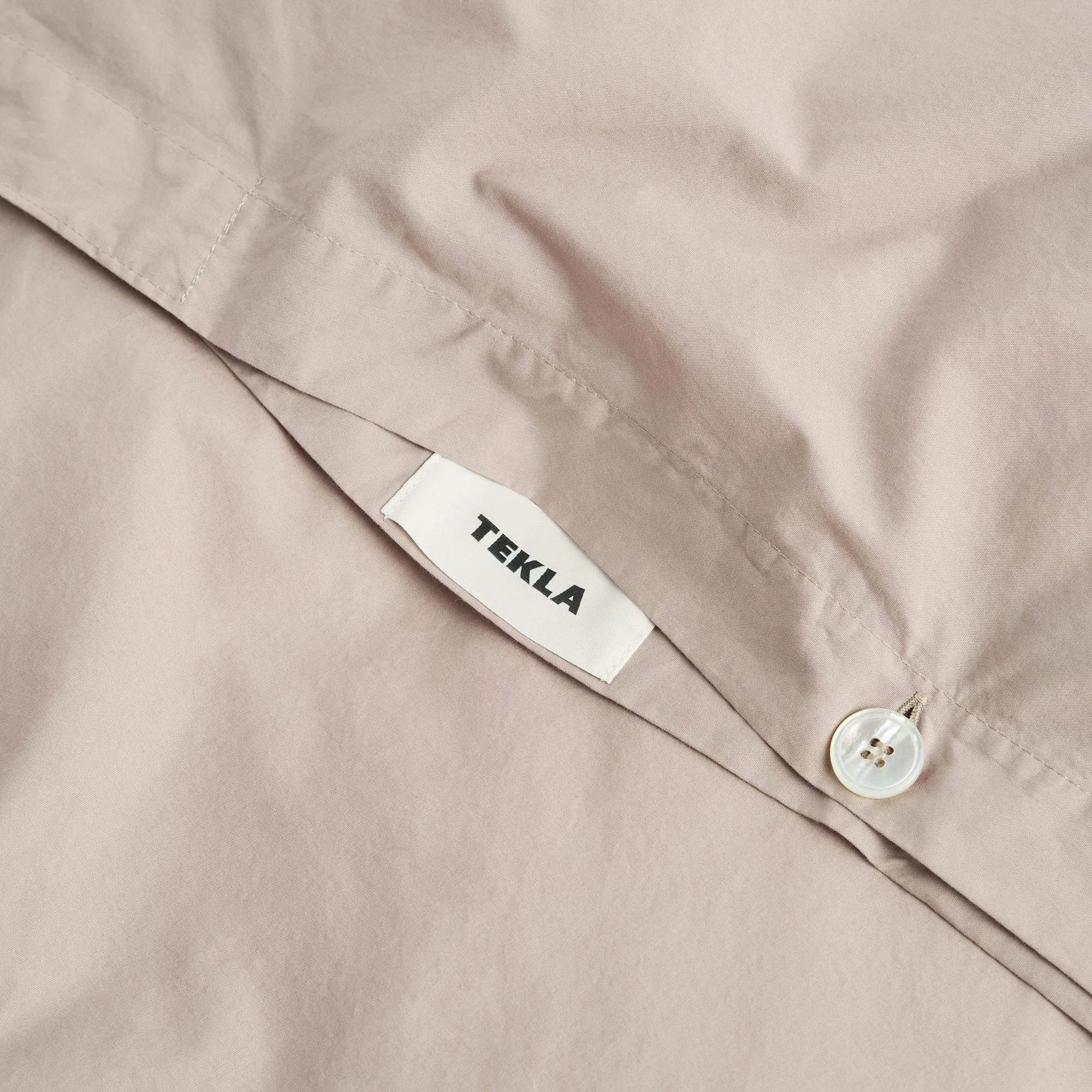 Percale Solid Clay Duvet Cover - 2
