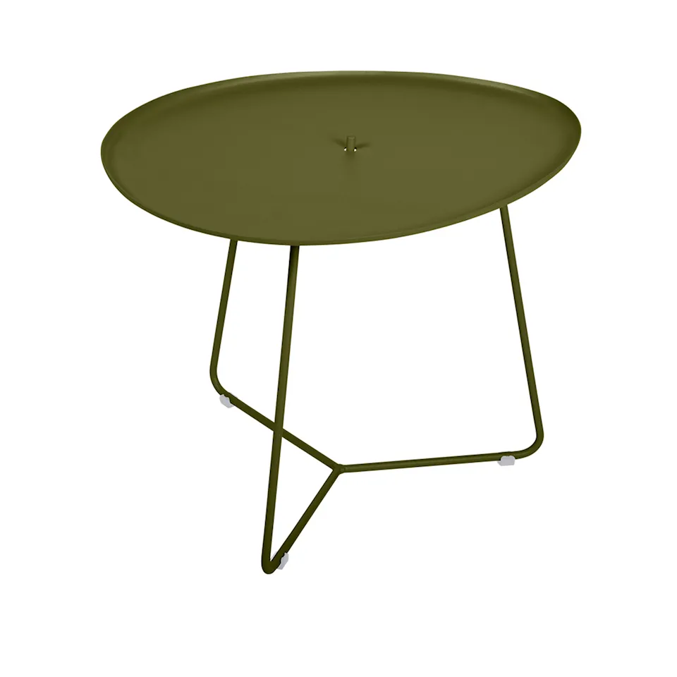 Cocotte Low Table, Removable Table Top 55 x 44.5 cm, Pesto