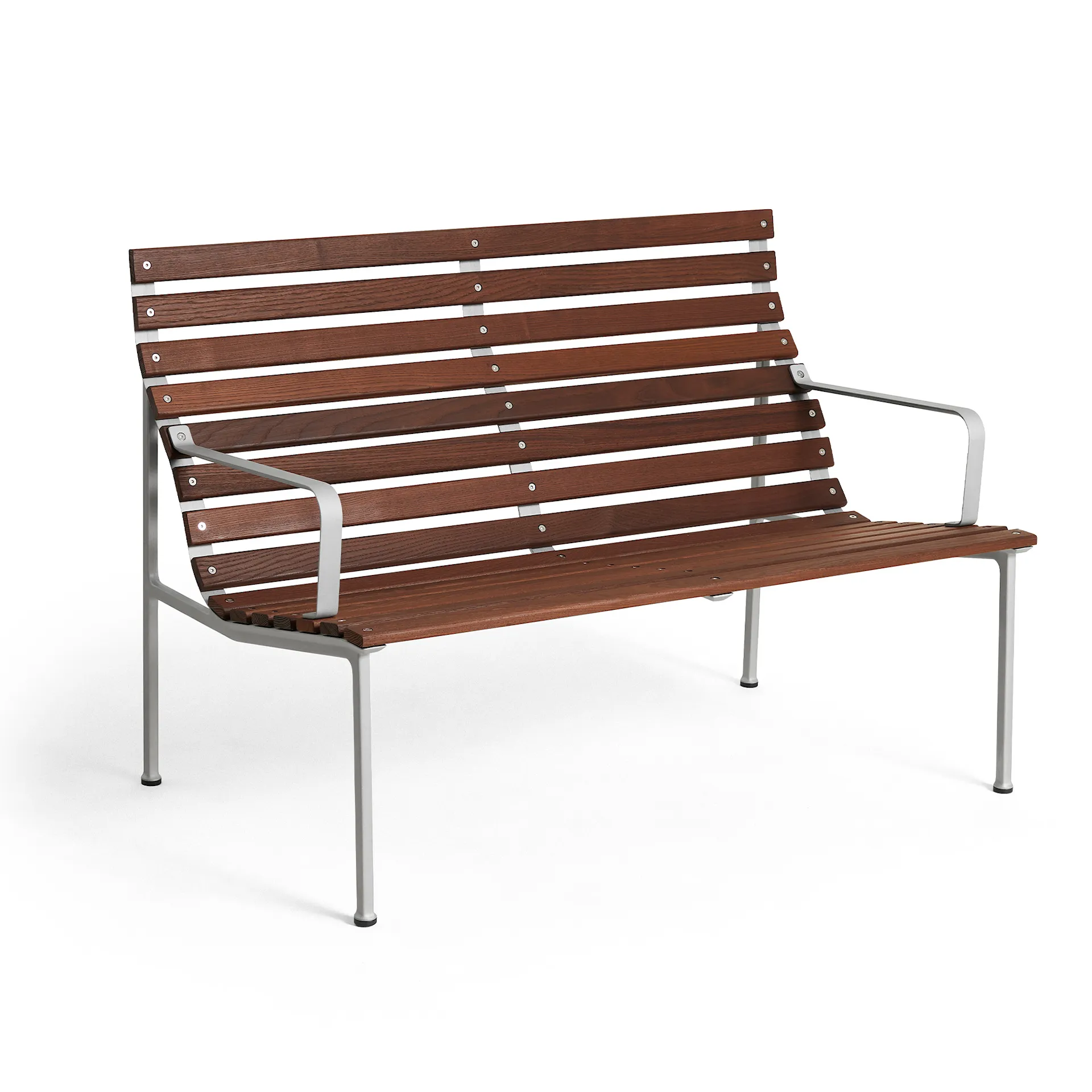 Traverse lounge bench with armrests - HAY - NO GA