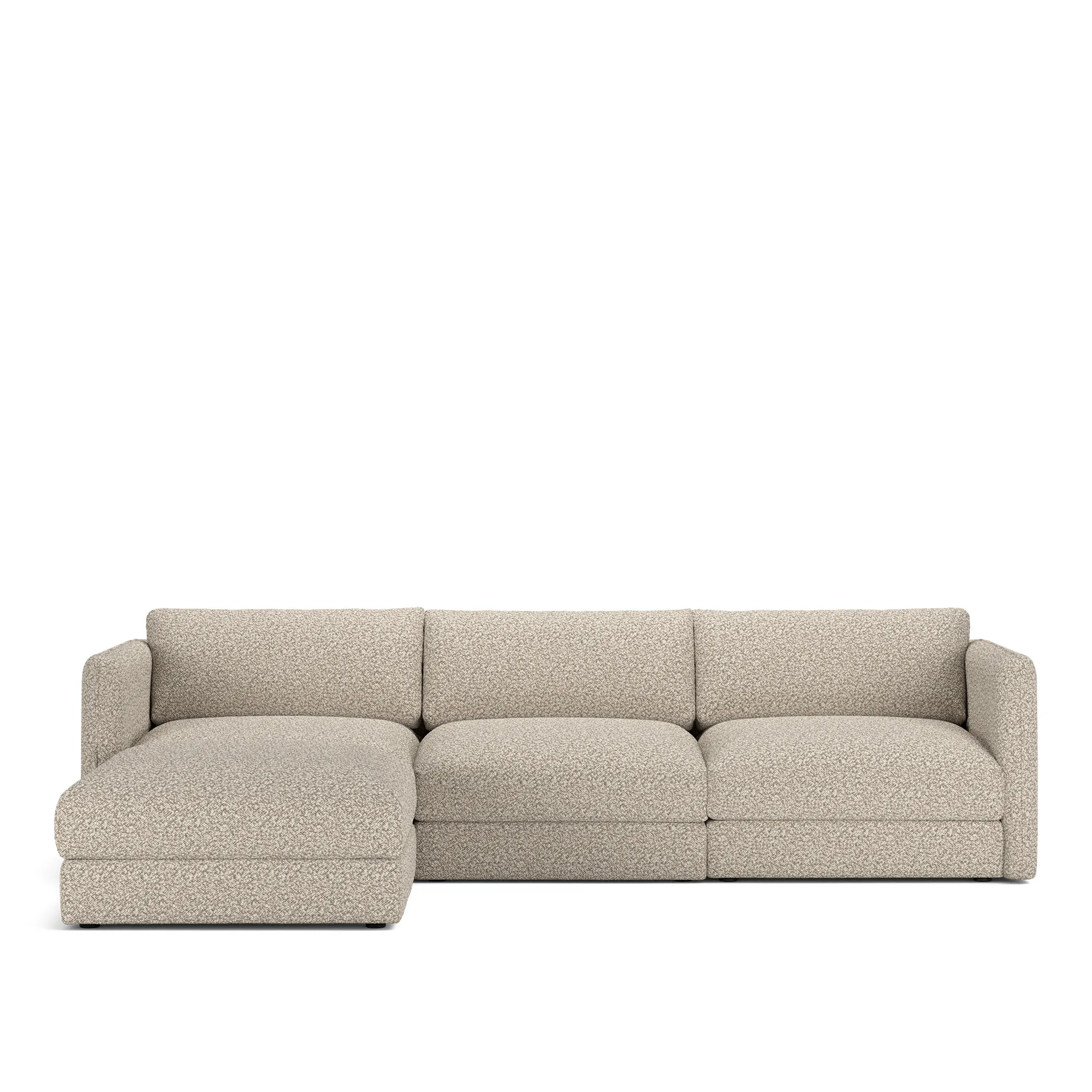 Pavarotti 03 3-personers sofa med fodskammel - 1