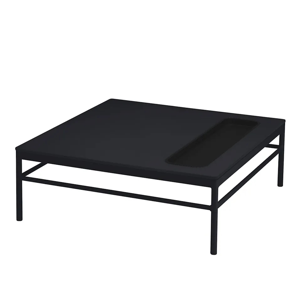 Rivage Low Table 85 x 85 cm – Liquorice