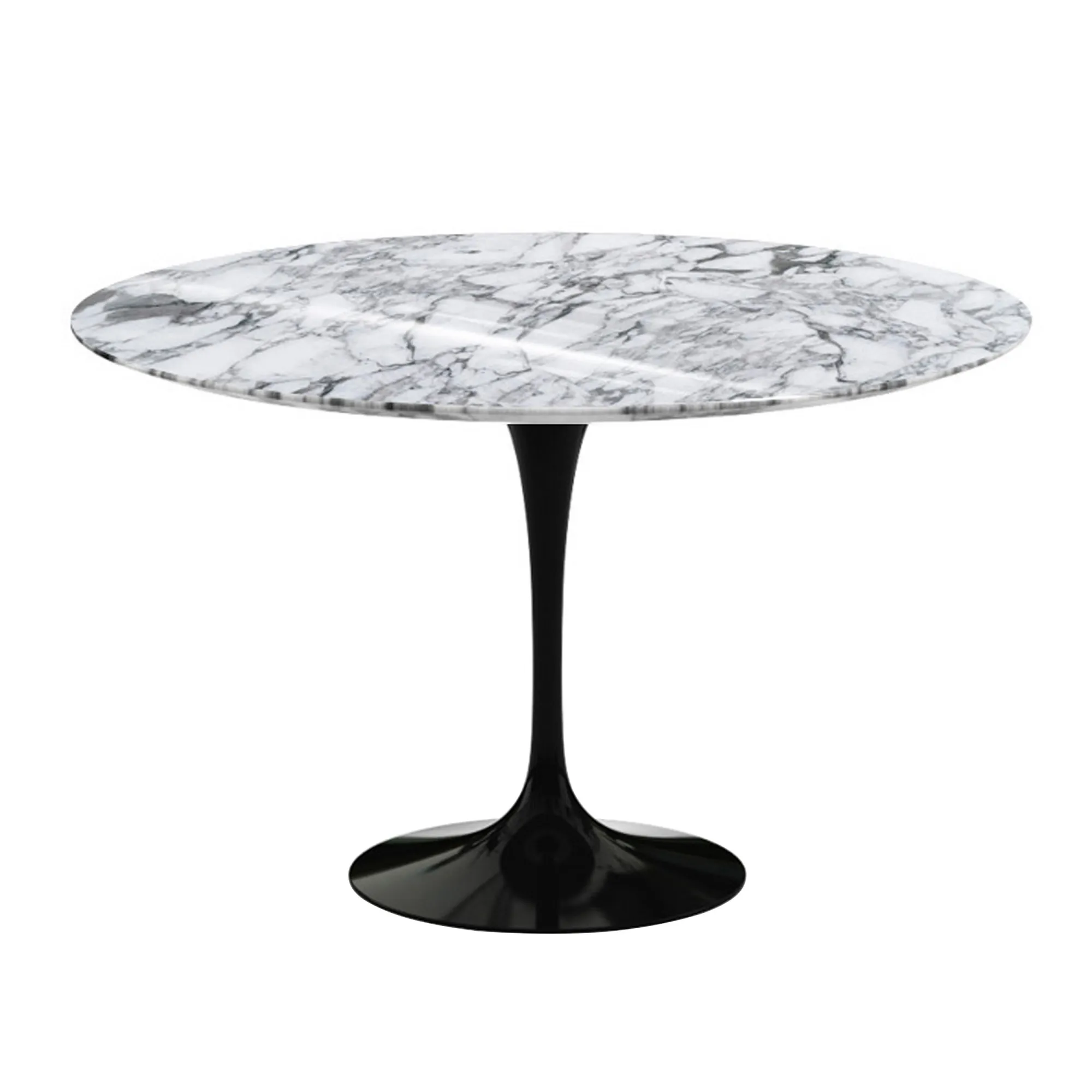 Saarinen Round Dining Table Ø 120 cm Black - 1