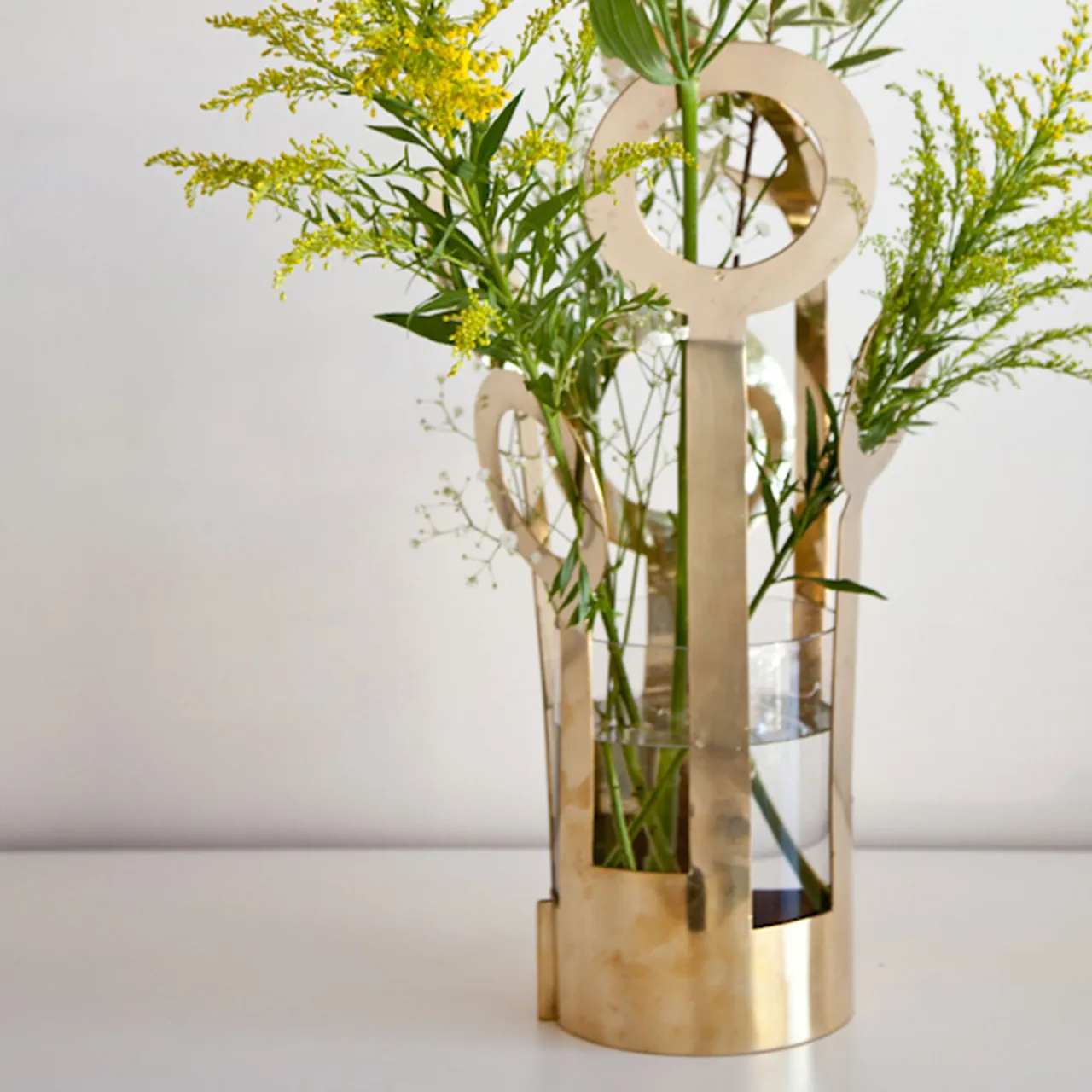 Fanny Vase Small - Brass