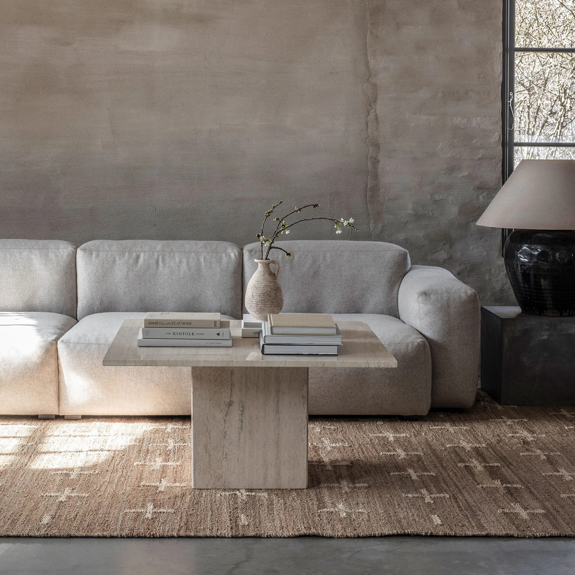 Jute Cross Cream jute rug - 5