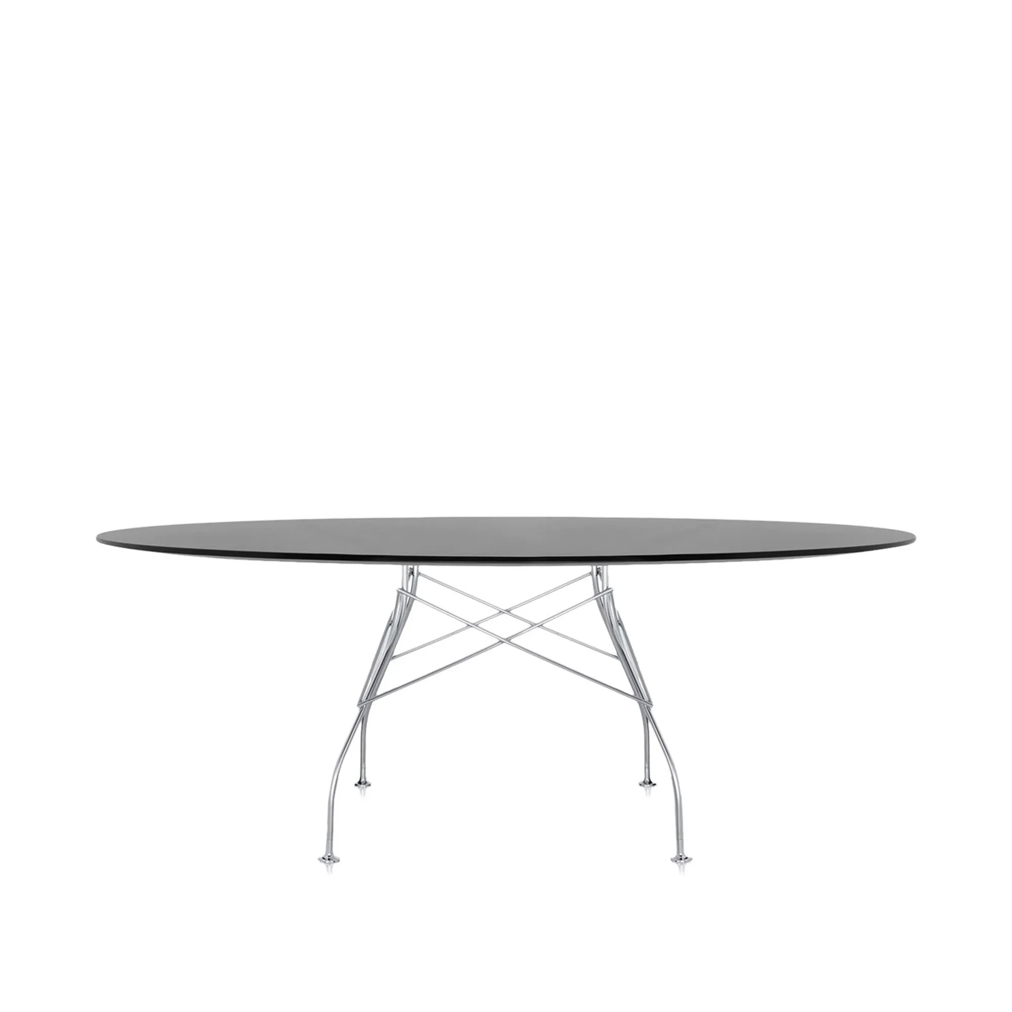 Glossy Oval Table - 1