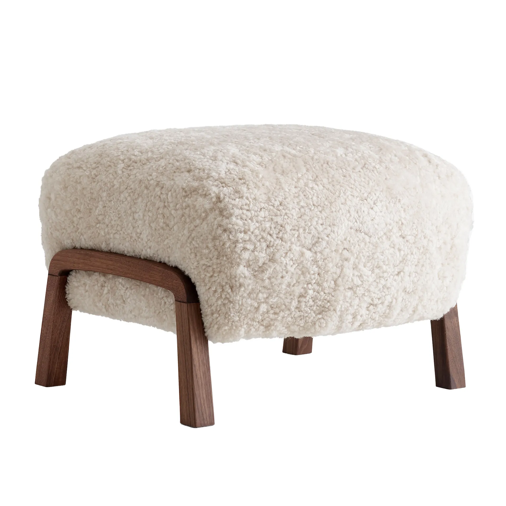 Wulff Pouf ATD3 Walnut - &Tradition - NO GA