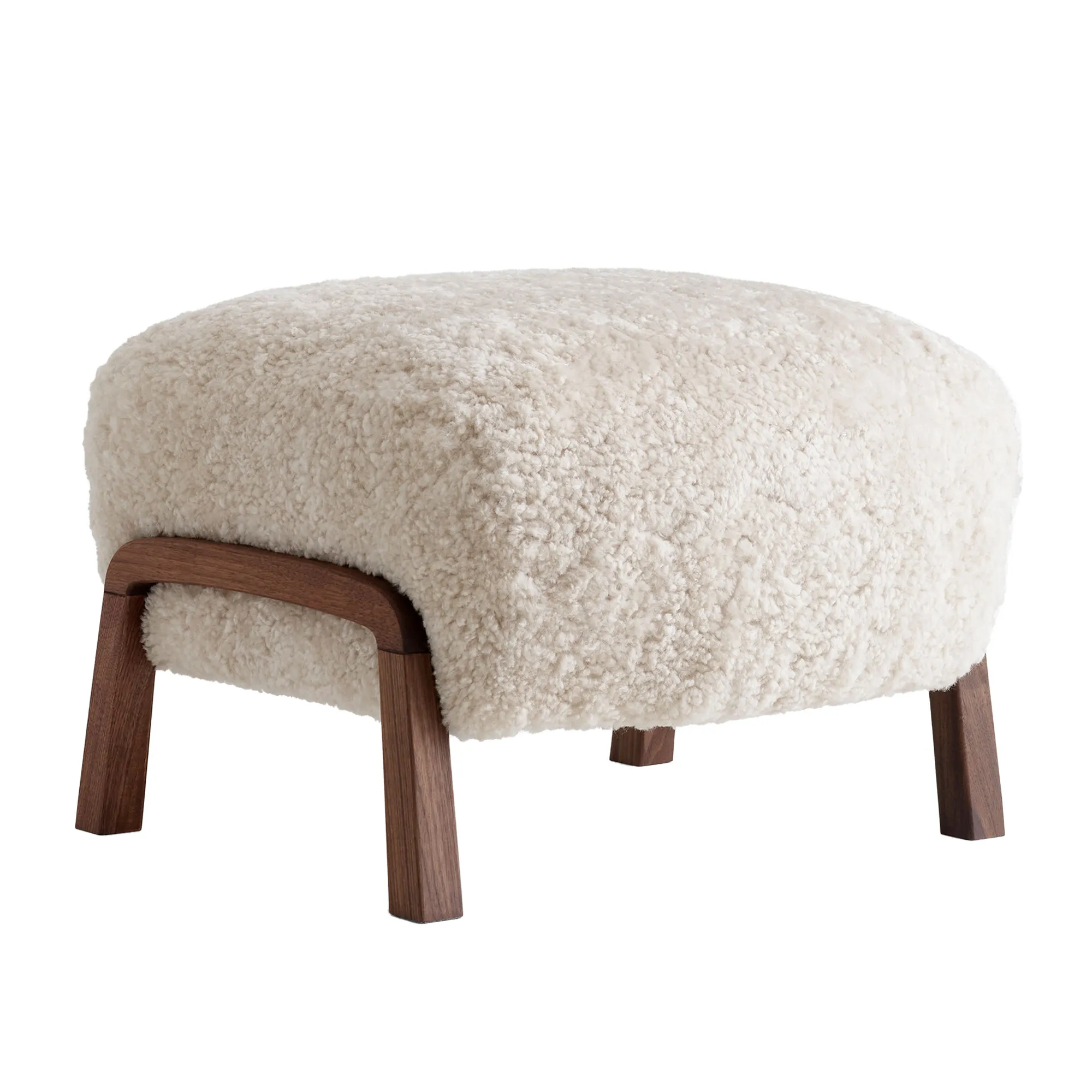 Wulff Pouf ATD3 Walnut - 1