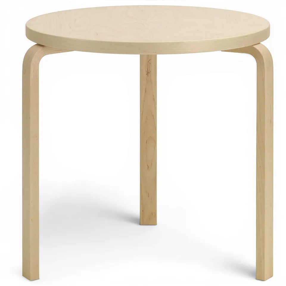 Aalto Table Round 90B spisebord