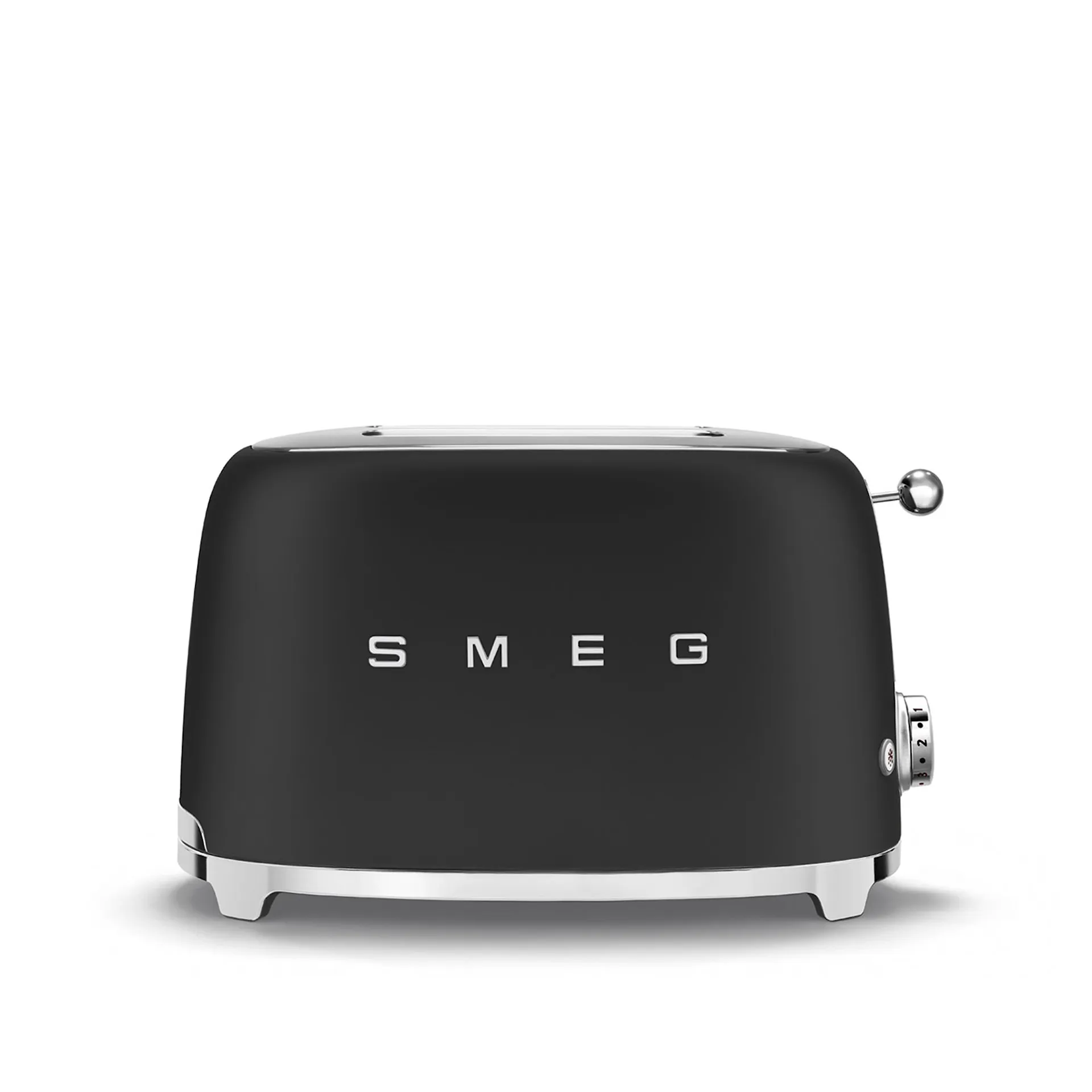 Smeg 2 Slice Toaster Matt Black - Smeg - NO GA