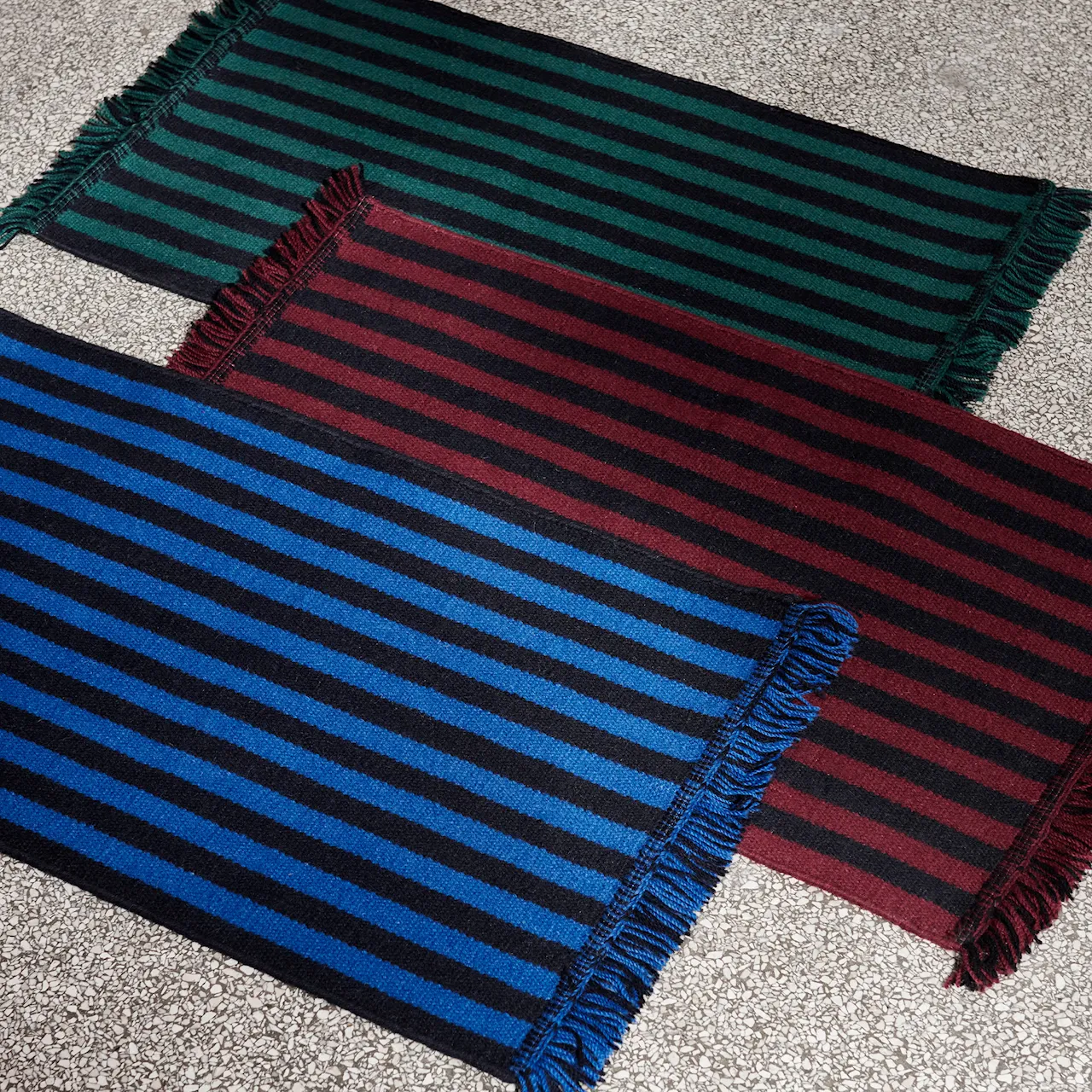 Stripes and Stripes Wool tæppe 52 x 95 cm