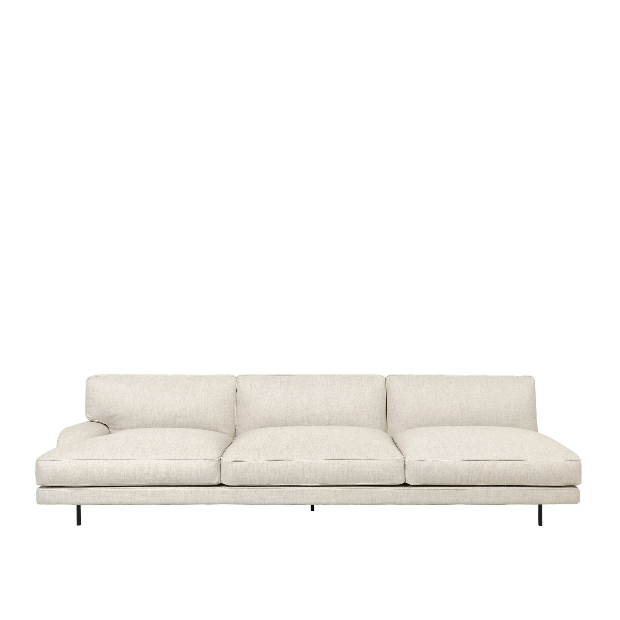 Flaneur 3-personers sofa Matt Black - 5