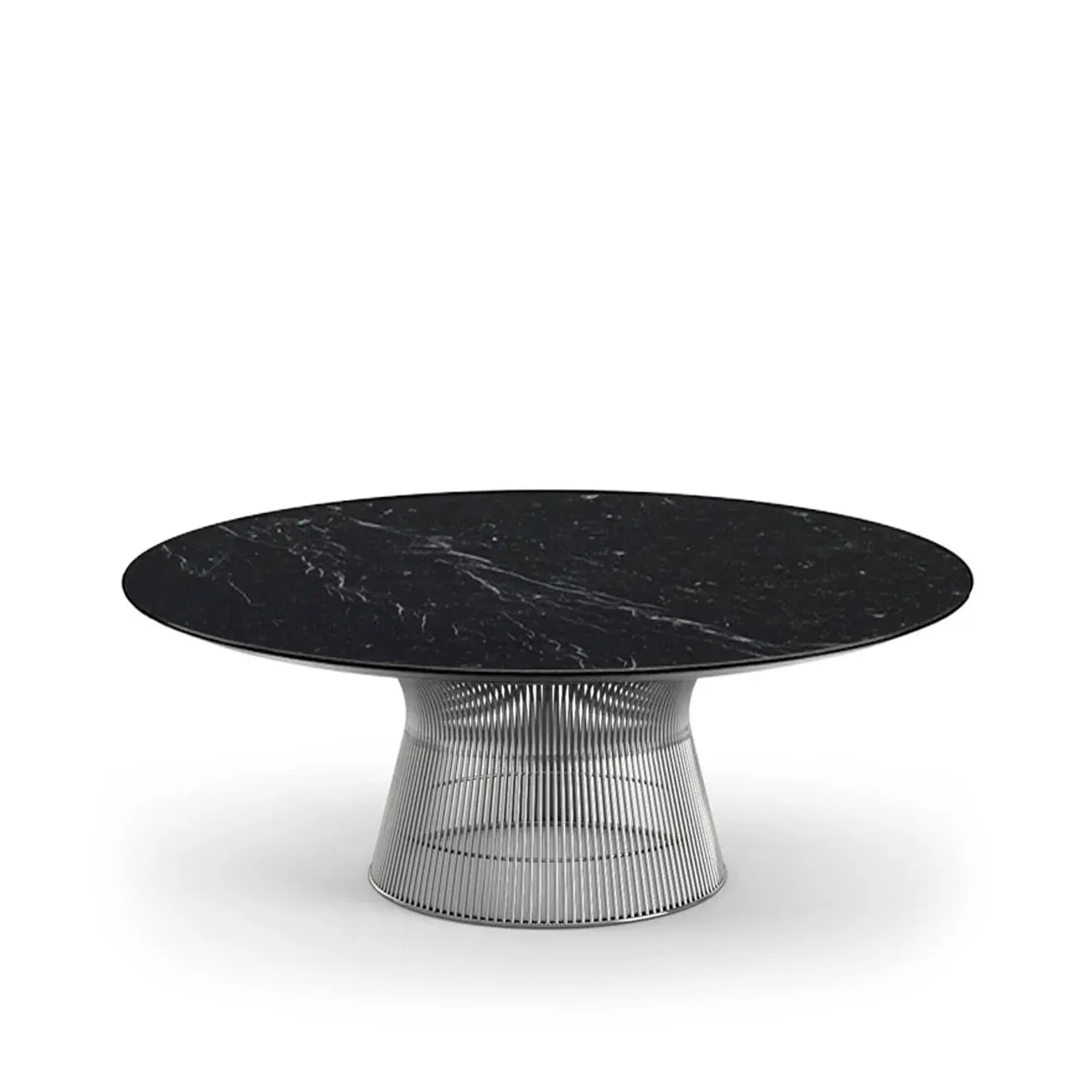 Platner sohvapöytä Ø 92 cm Kiillotettu nikkeli - 1