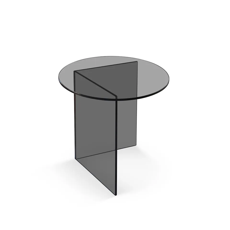 Pond Lounge Table Small - Grey Glass