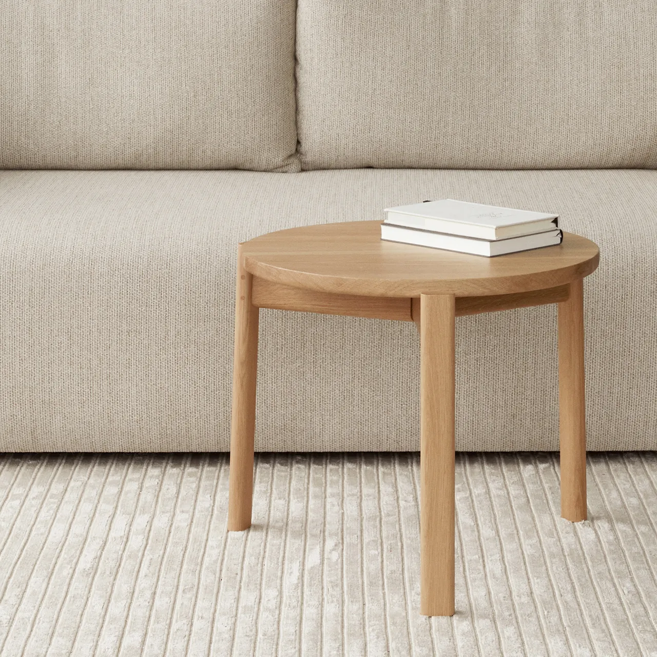 Passage Lounge Table 50 cm Natural Oak