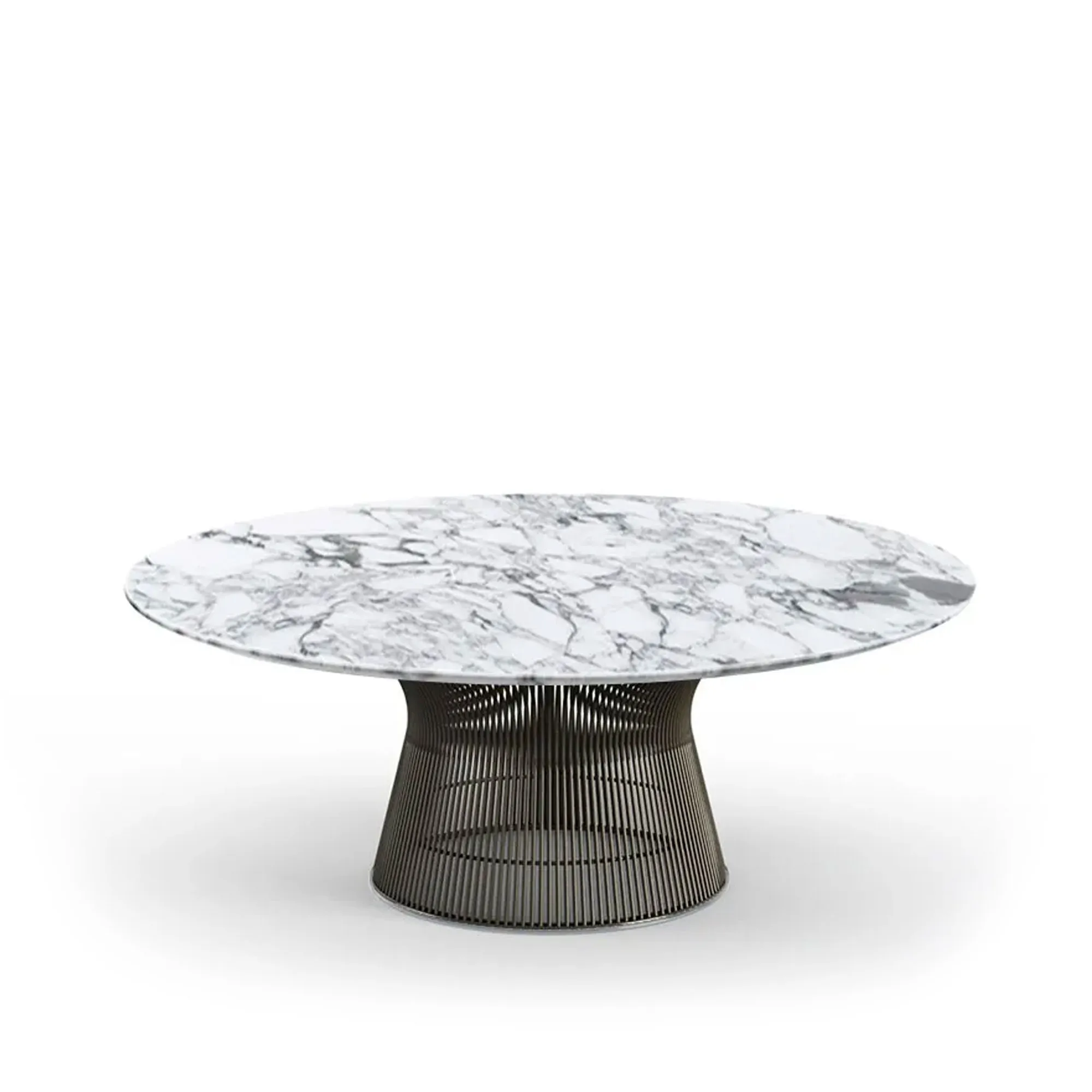 Platner Coffee Table Ø 107 cm Bronze Metallic - 1