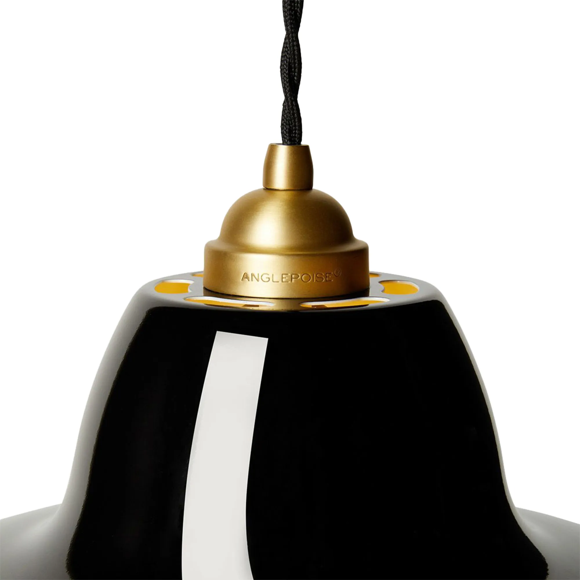 Original 1227 Brass Midi Wide Pendant Lamp - 7