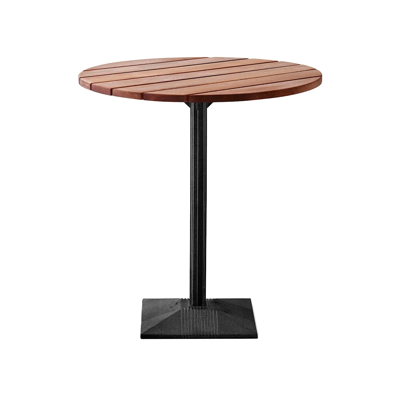 Table Lund - Small Foot Ø 70 Oiled Mahogany/Nature