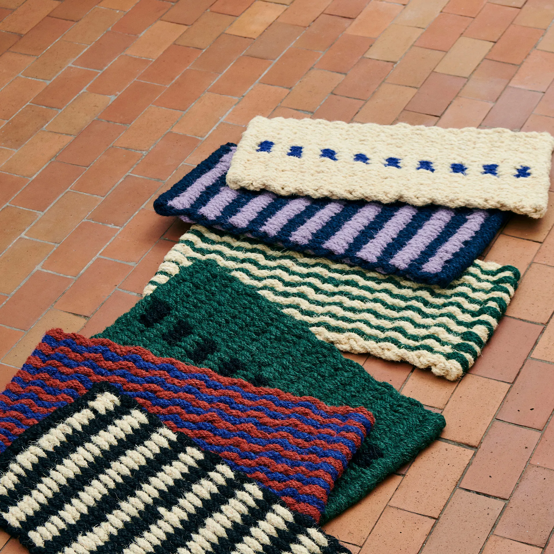 Coco stripe door mat - HAY - NO GA