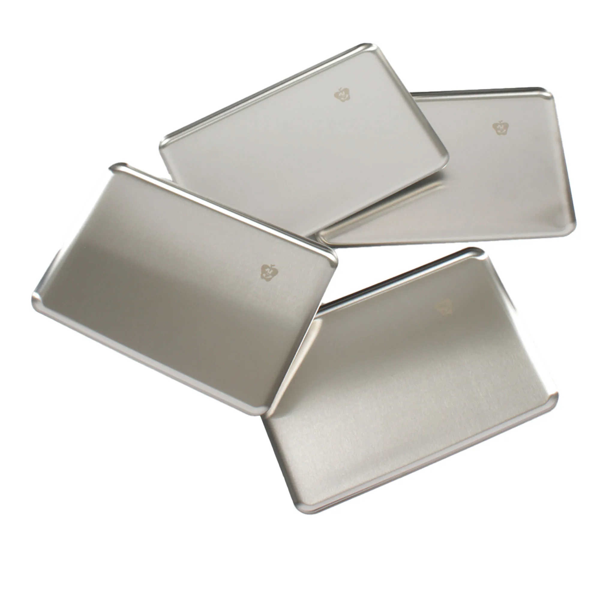 Steel Plate Pick Up Stainless Steel Set of 4 - 1