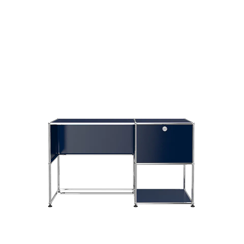 USM Haller Desk Unit A -  Steel Blue