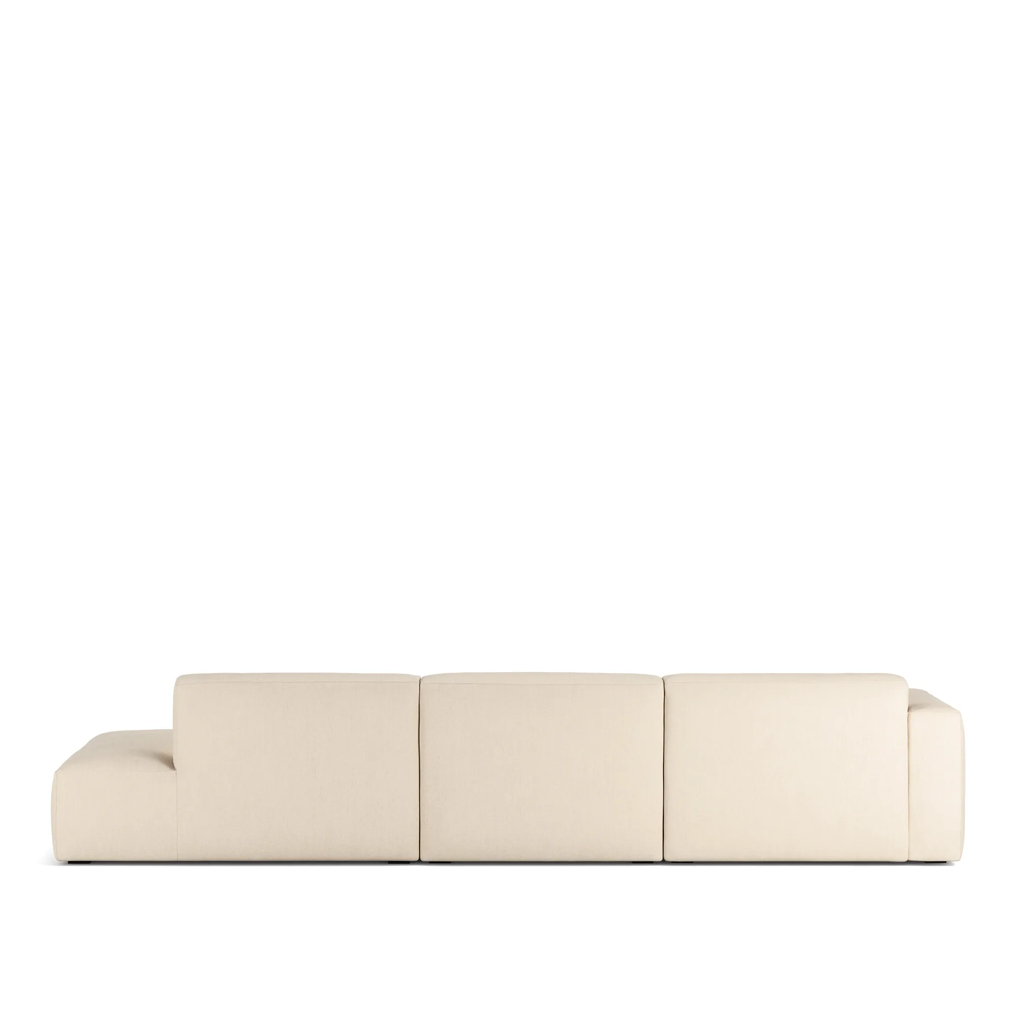 Brick 3-Seater Chaise Lounge Open End Right - 6