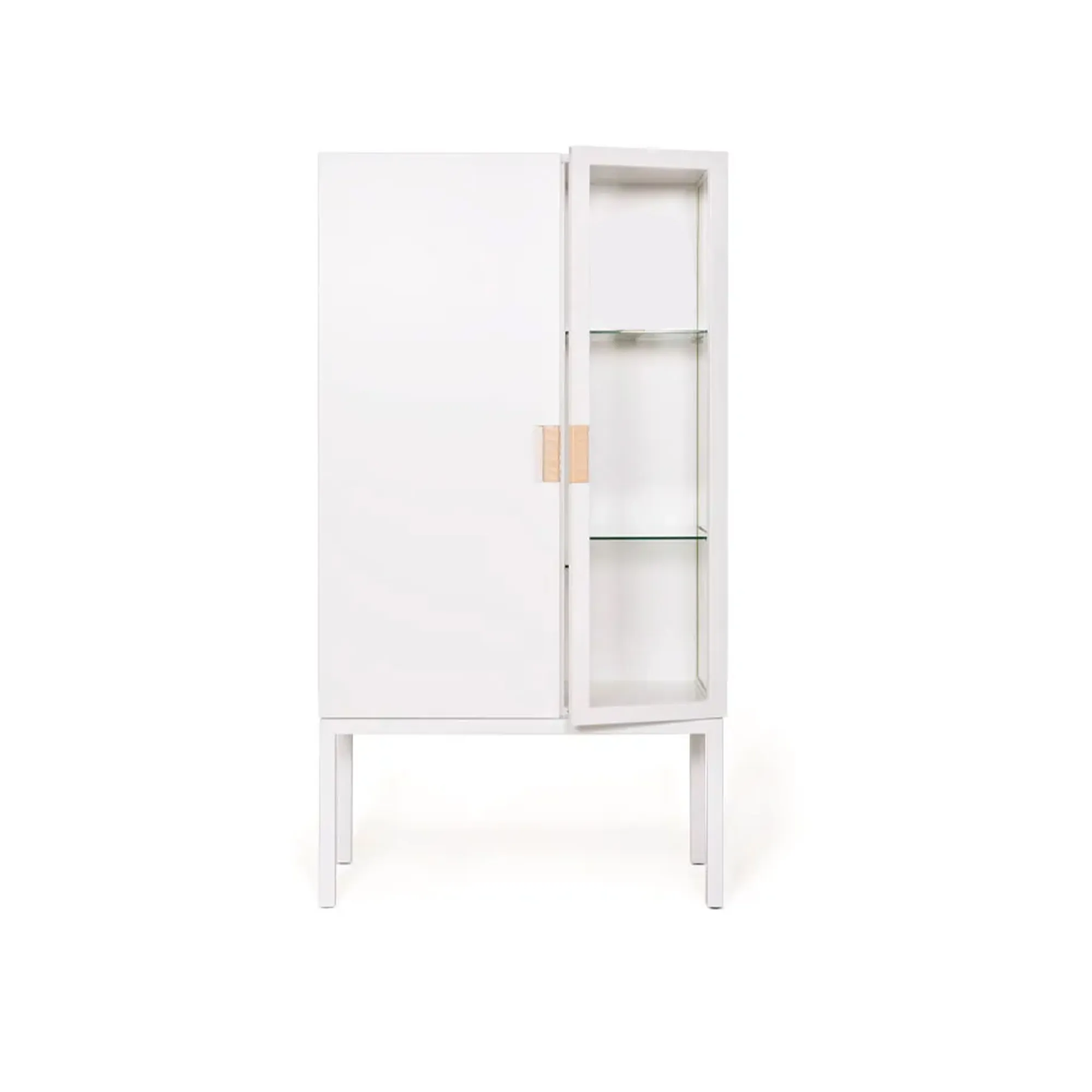 Frame Semi Cabinet White - 1