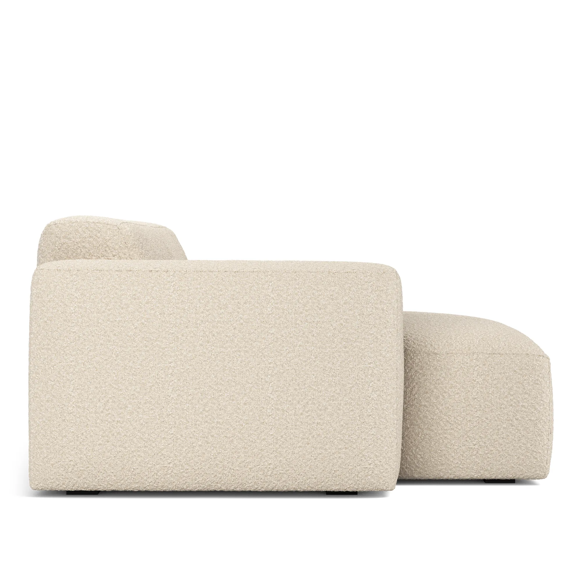 Brick 2-Seater Chaise Lounge Open End Right - 5