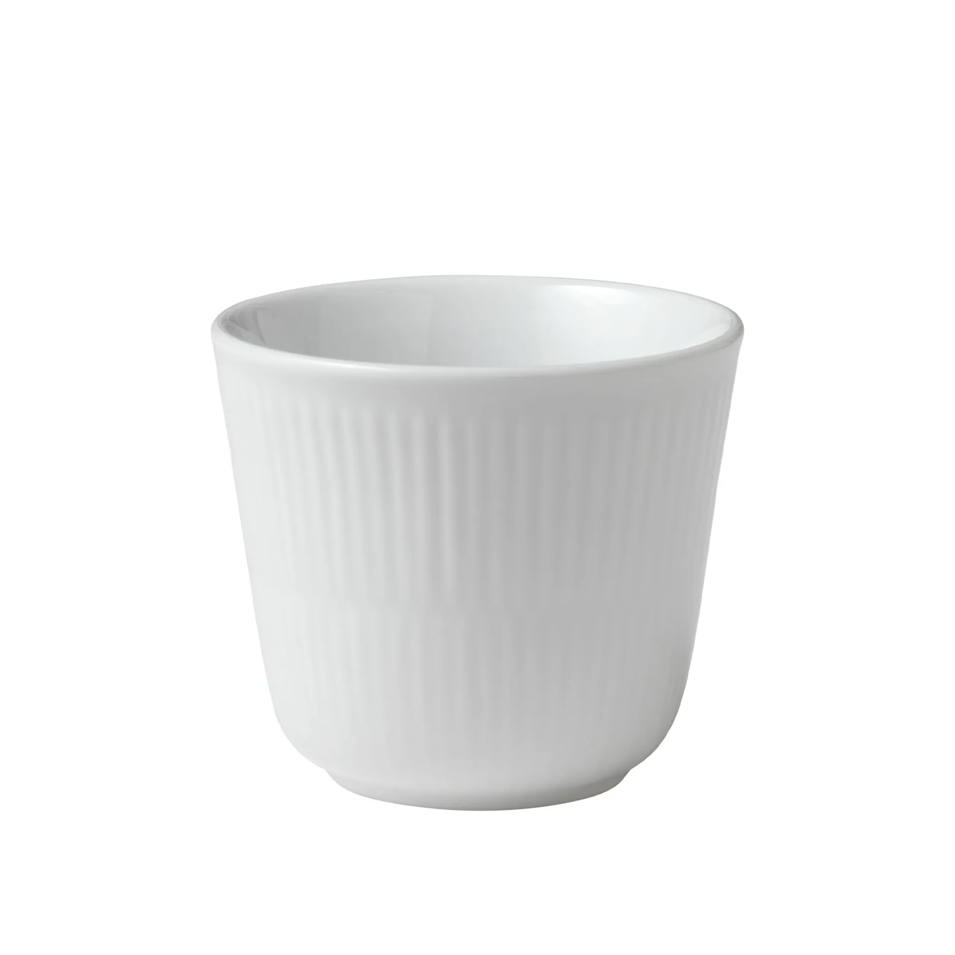 White Fluted Thermo Mug 26 cl - Royal Copenhagen - NO GA