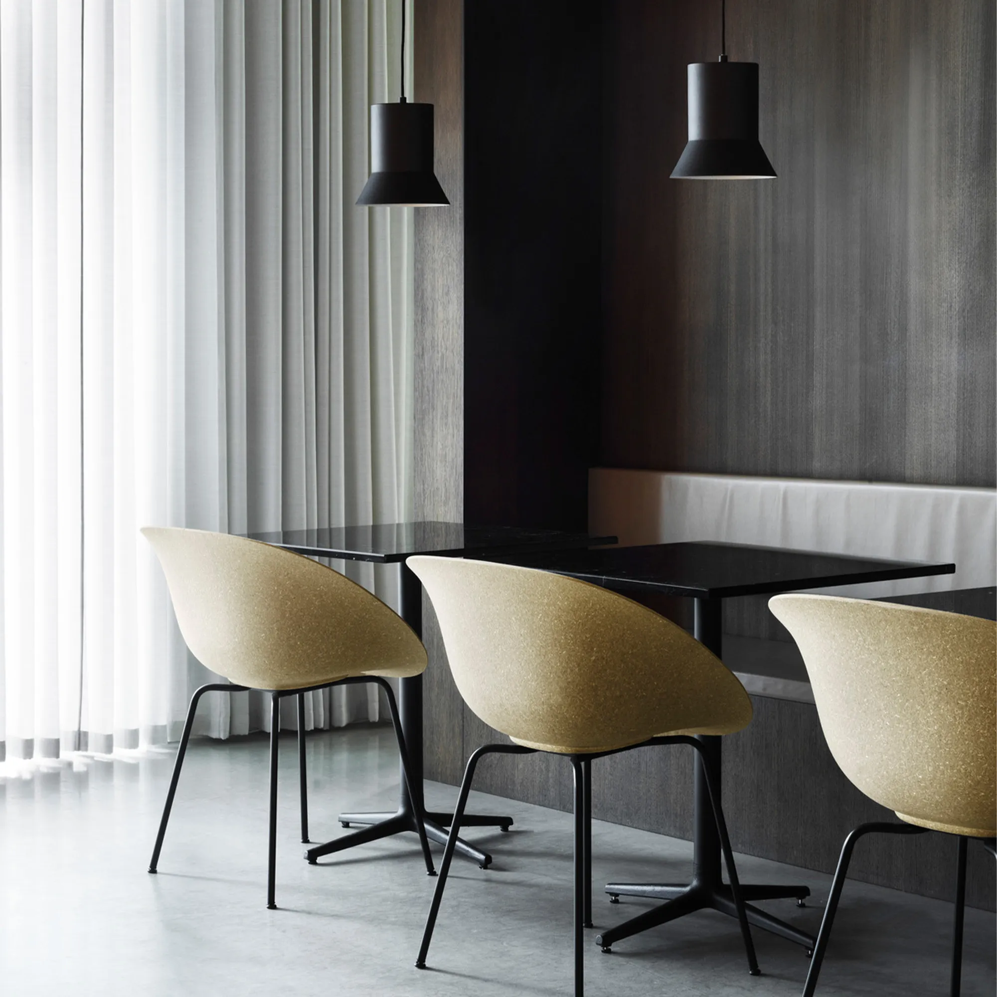 Mat Armchair Black Steel - 8